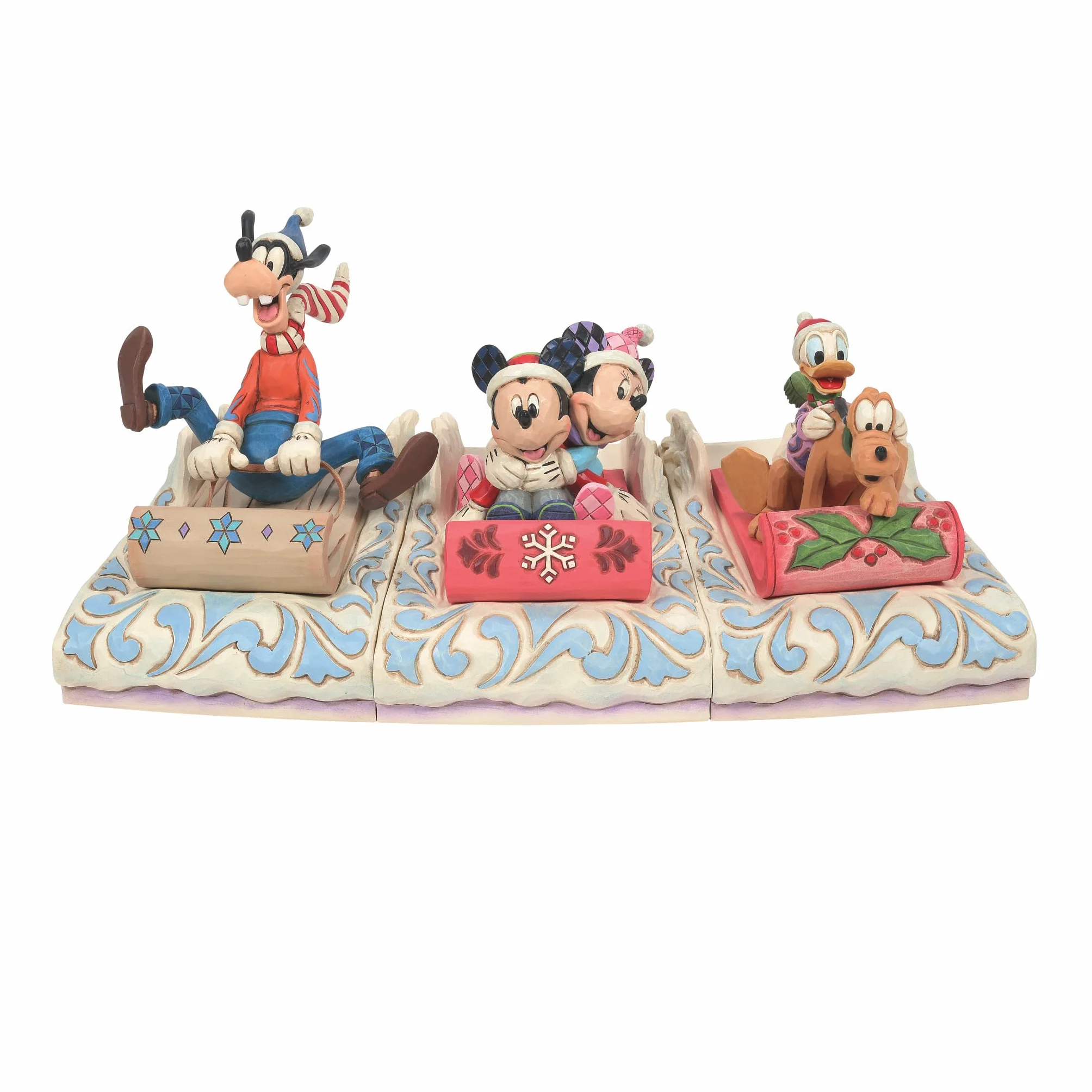 ENESCO Disney Traditions Statuetta da slittino 14 cm