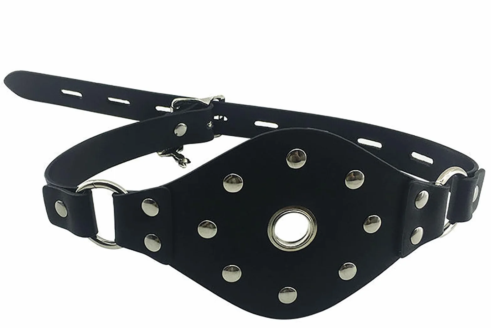 Ball Gag Sex Toys BDSM Kit Bondage Giochi Erotici Uomo Donna (Black)