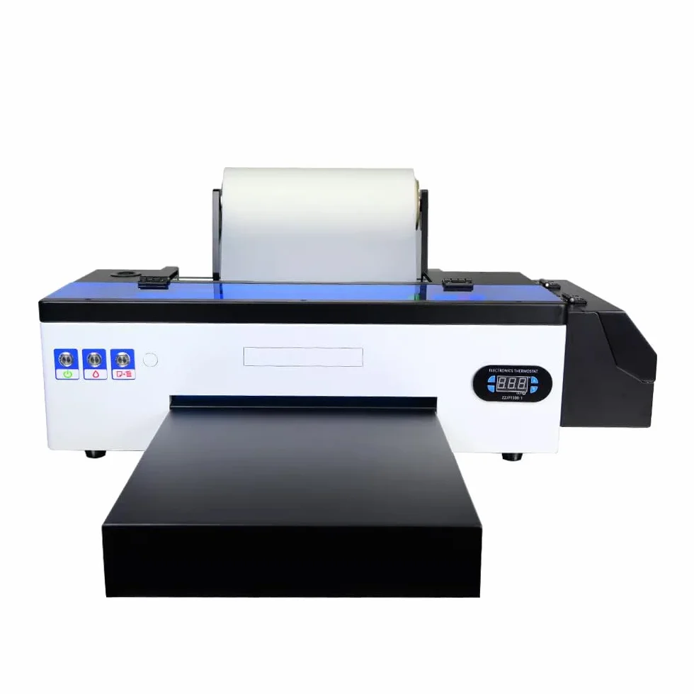 R1390 Kit Stampante DTF con Forno, Set Inchiostro 250ml, Film Rotolo 100m e Accessori