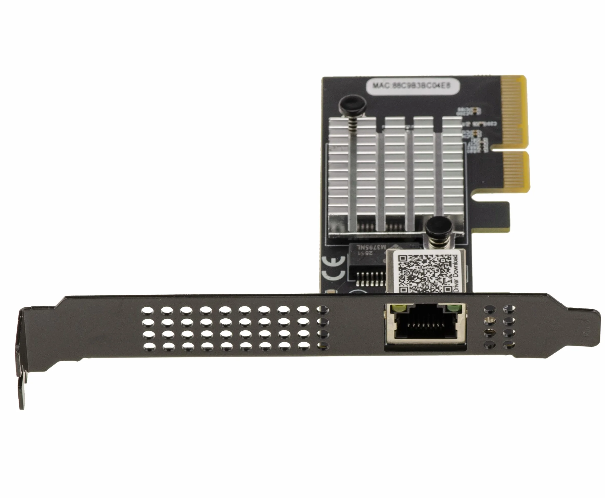 KALEA-INFORMATIQUE Scheda controller di rete PCIe x4 Gen 4.0 10 Gigabit Ethernet compatibile con 1G, 2.5G, 5G, 10G, connettore RJ45, chipset Realtek RTL8127, retrocompatibile con Gen 3.0
