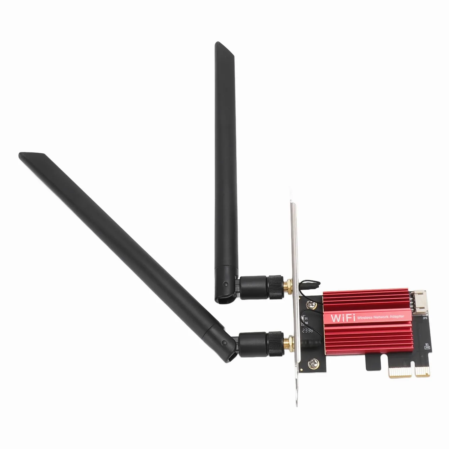 Cryfokt Scheda WiFi 7, Scheda di Rete 574Mbps 2.4G 2400Mbps 5G 5800Mbps 6G BE200NGW con MU MIMO Bluetooth 5.4 WPA4, per PC Desktop 10 11 OS