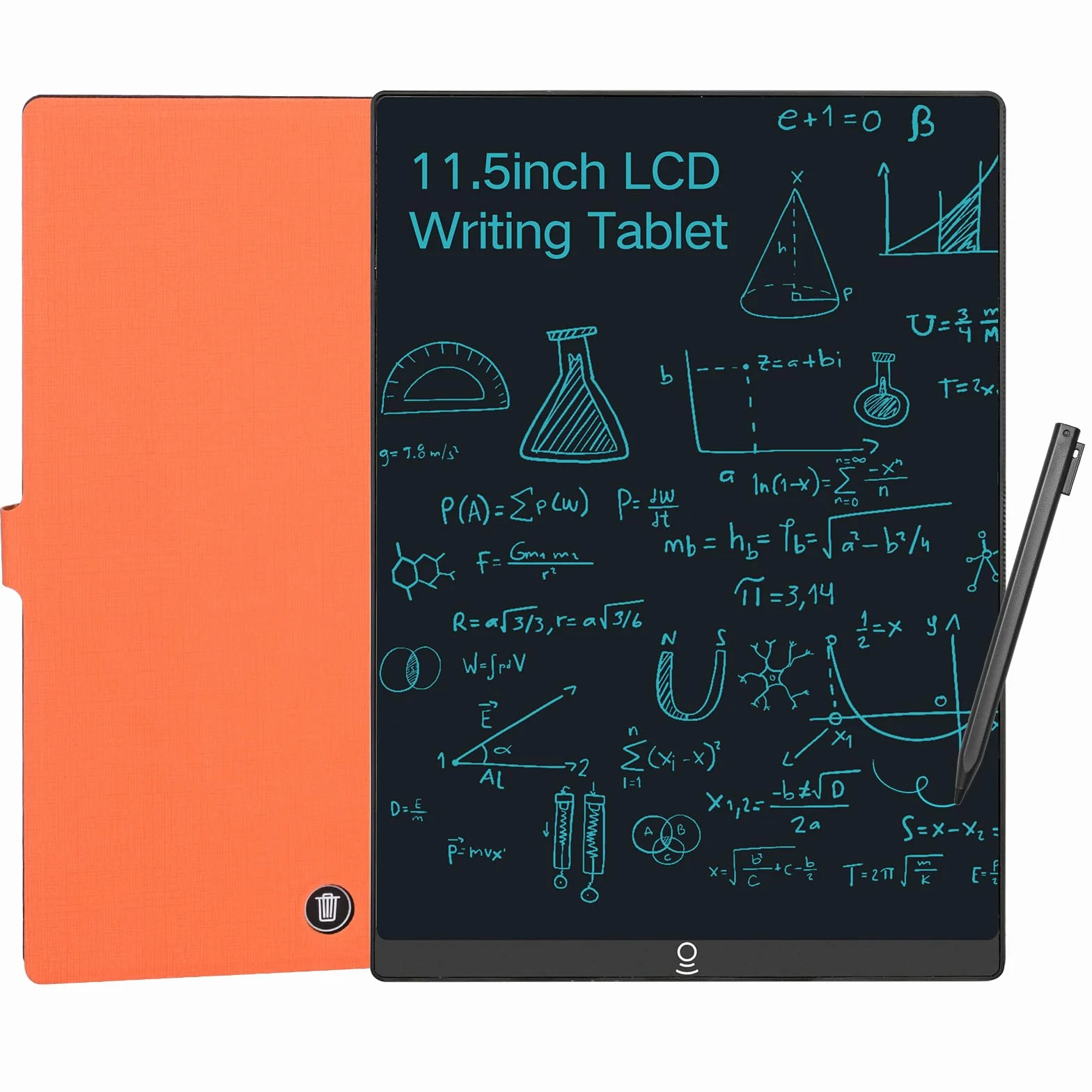 Czemo LCD Tavola da Scrittura 11,5 Pollici Arancione con Custodia Protettiva