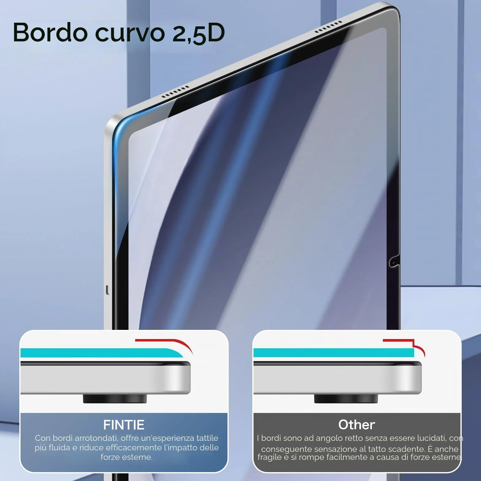 FINTIE Custodia Samsung Galaxy Tab A11 Plus 11" 2025 Tab A9 Plus 11" 2023 Cover Sottile Leggero Traslucida Teal