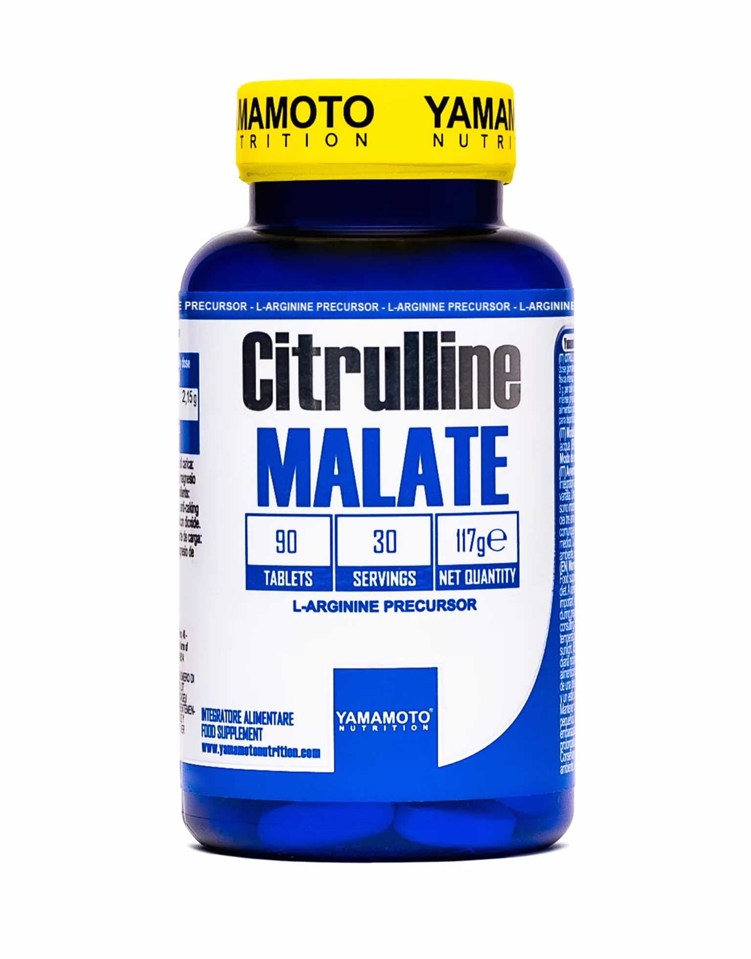 YAMAMOTO NUTRITION Citrulline MALATE 90 Compresse Integratore Alimentare