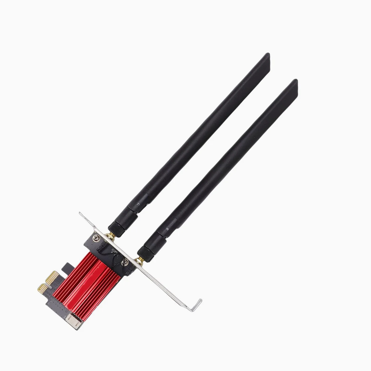 Scheda Wireless WiFi 7 PCIe, Scheda di Rete Tripla Banda per PC Desktop, Adattatore di Rete Bluetooth 5.4 con velocità 6400Mbps e Doppia Antenna 8dBi, Ideale per Reti 10/11
