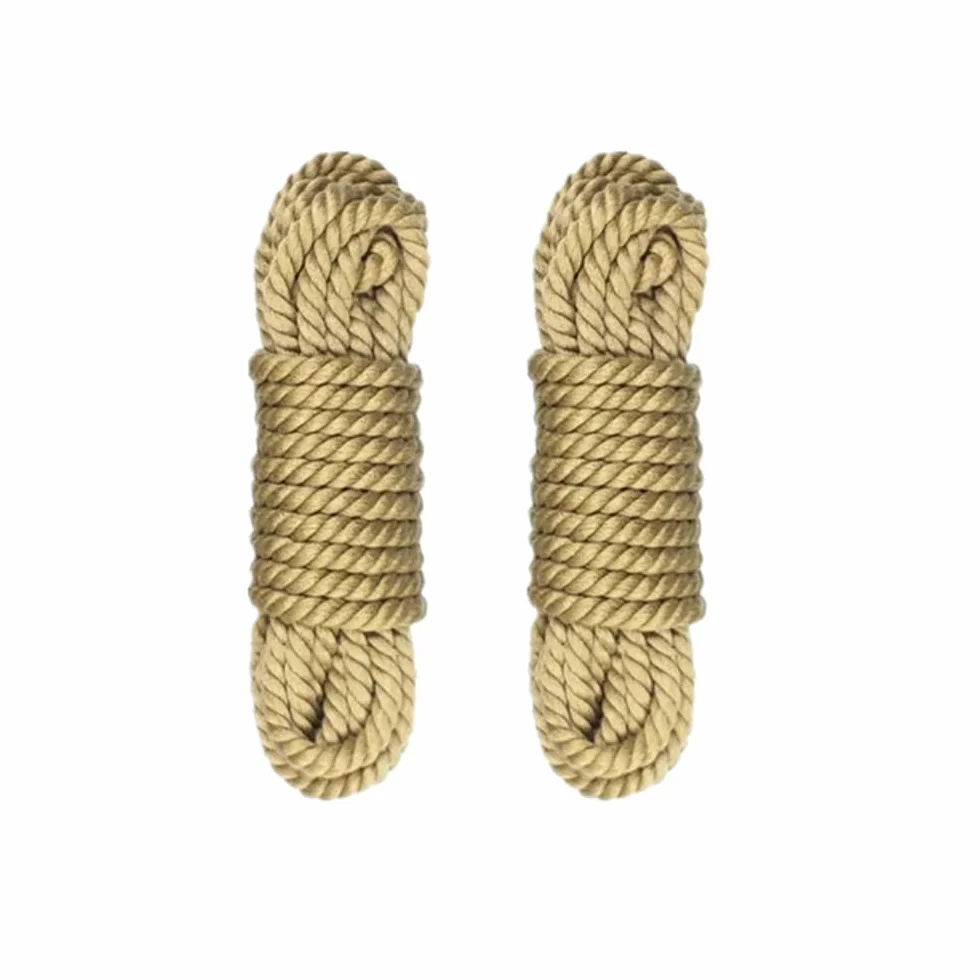 Comode Corde in Cotone e Lino 2Pcs 5M Accessorio per Giochi di Coppia