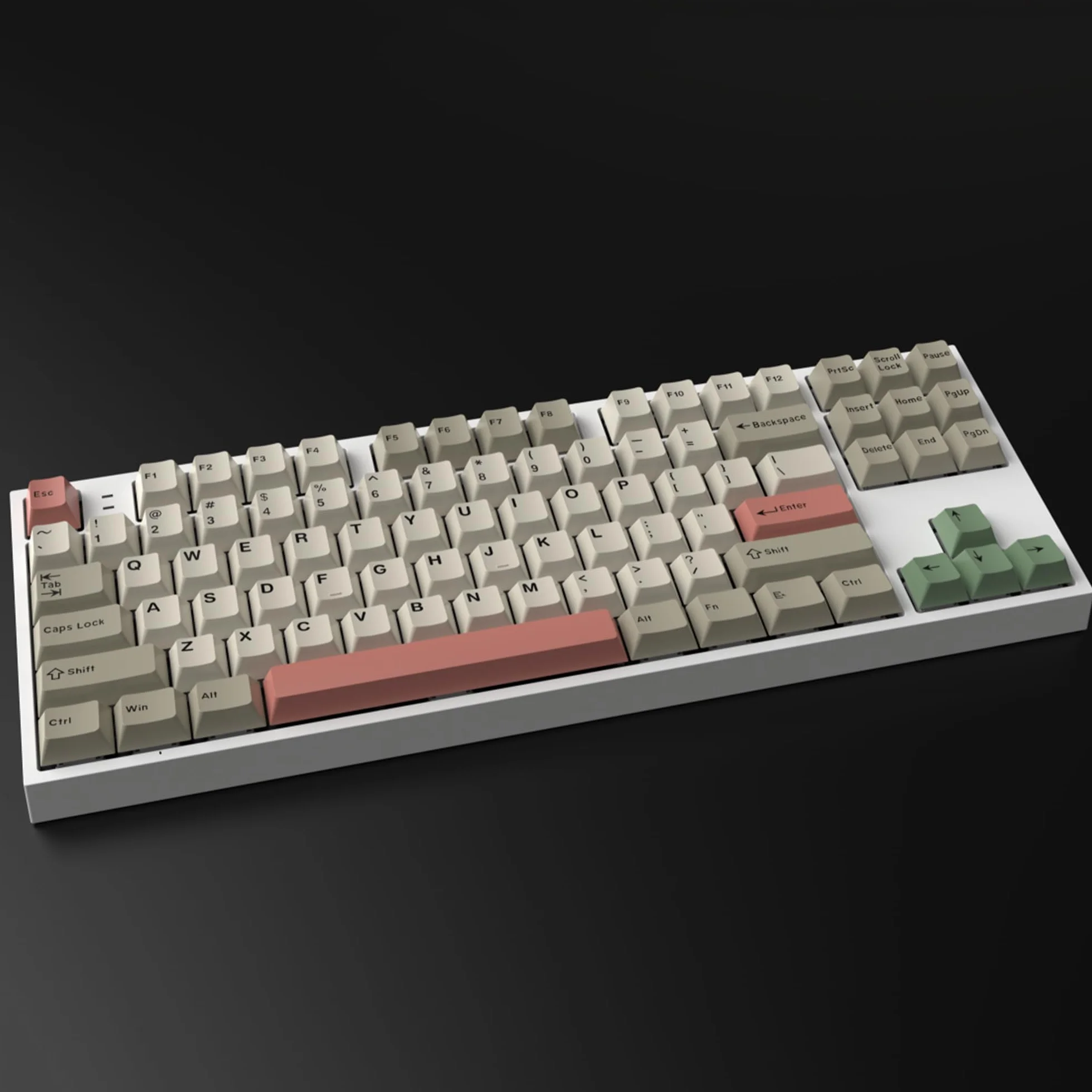 SOLIDEE Set di Keycaps PBT Profilo Cherry 169 Tasti, Keycaps Personalizzati, Keycaps PBT Resistenti allo Sbiadimento per Tastiere 60% 65% 75% TKL 100%, Compatibili con Switch MX (New 9009)