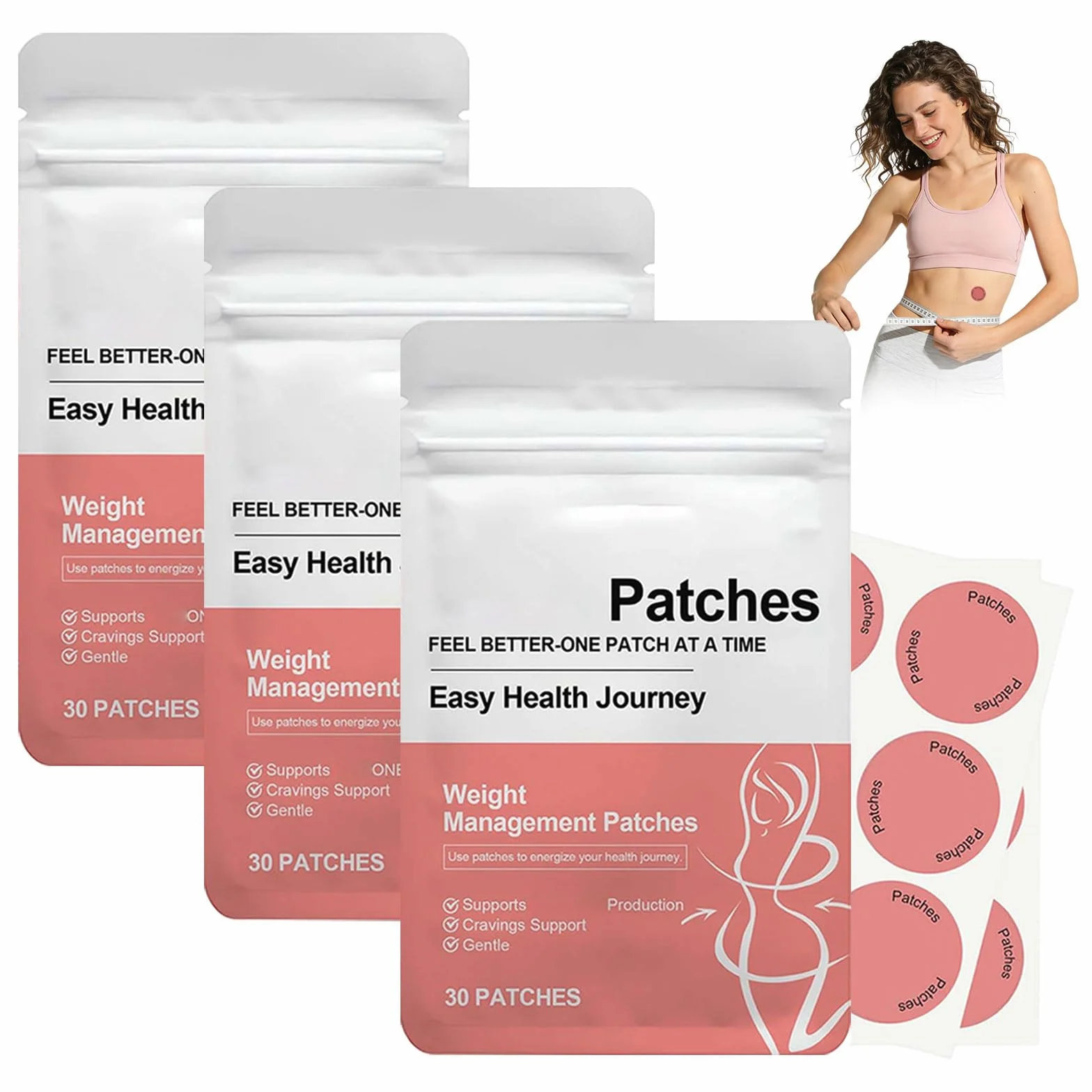 Cerotti Dimagranti Metabalance Patch, 90 Pezzi, Slimming Patch per Dimagrire, Ingredienti Naturali
