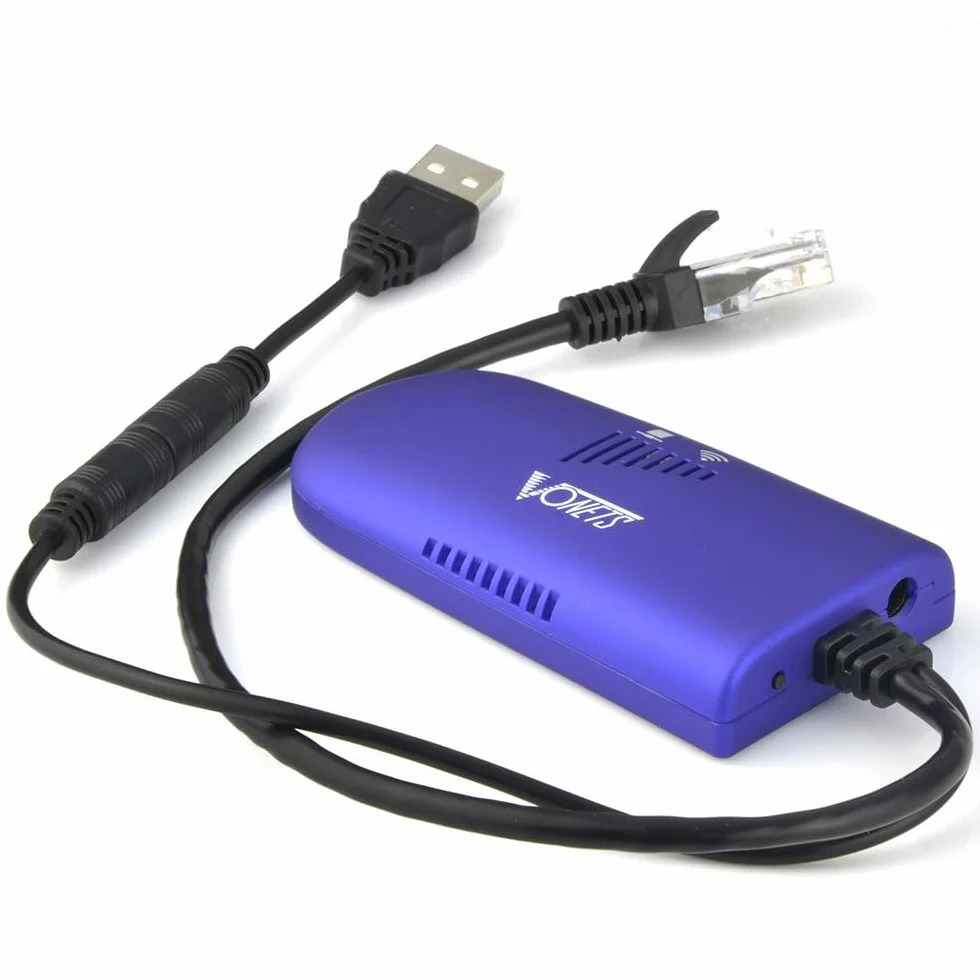 VONETS WiFi Ripetitore Bridge segnale 2,4GHz Hotspot Extender Wireless Ethernet/RJ45 a WiFi Adattatore lan Converti per DVR, Monitoraggio, stampante IP, Industriale, Dispositivo di rete VAP11G-300