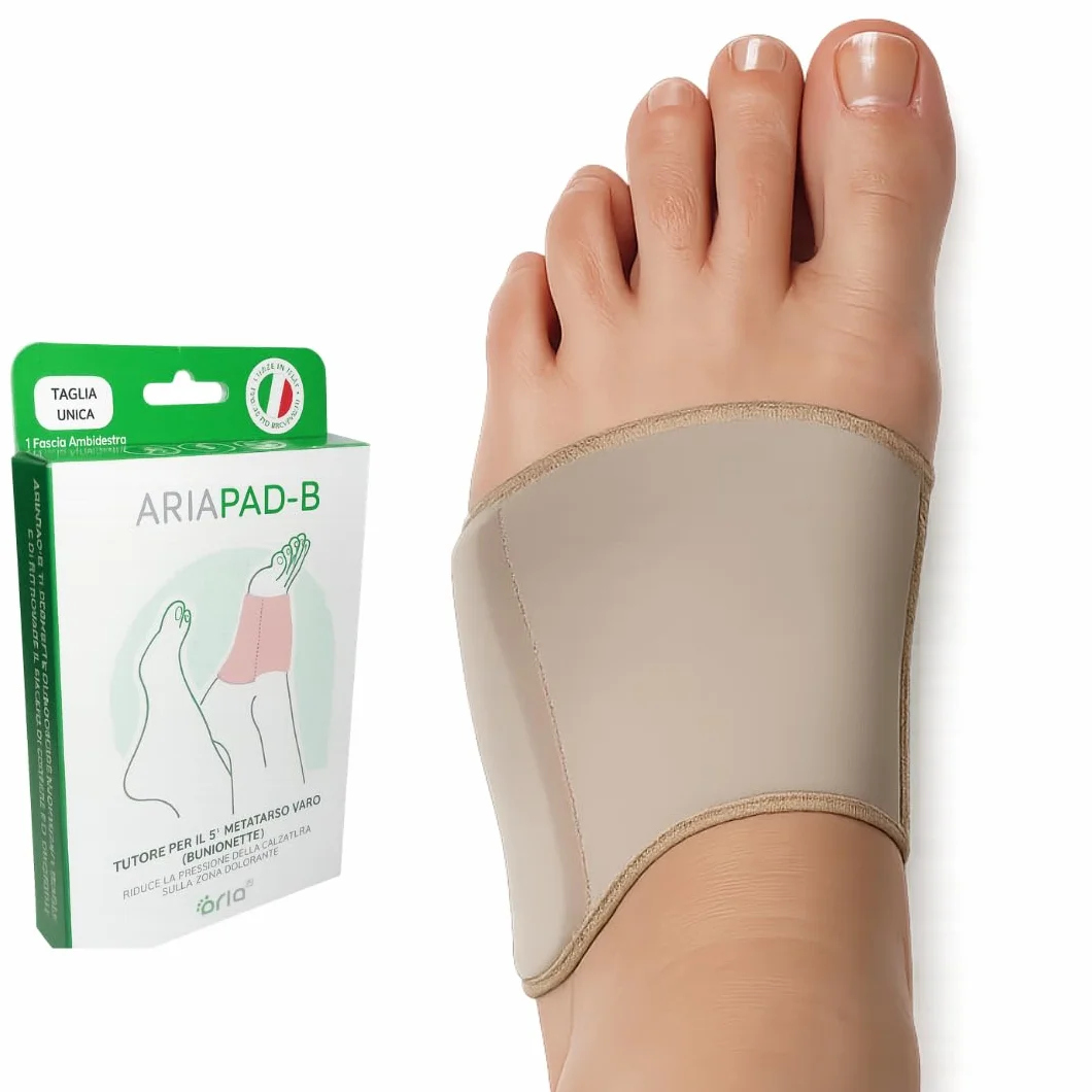 Tutore Podologico Mignolo Varo per Quinto Metatarso Bunionette – Dispositivo Medico CE (1 pz)