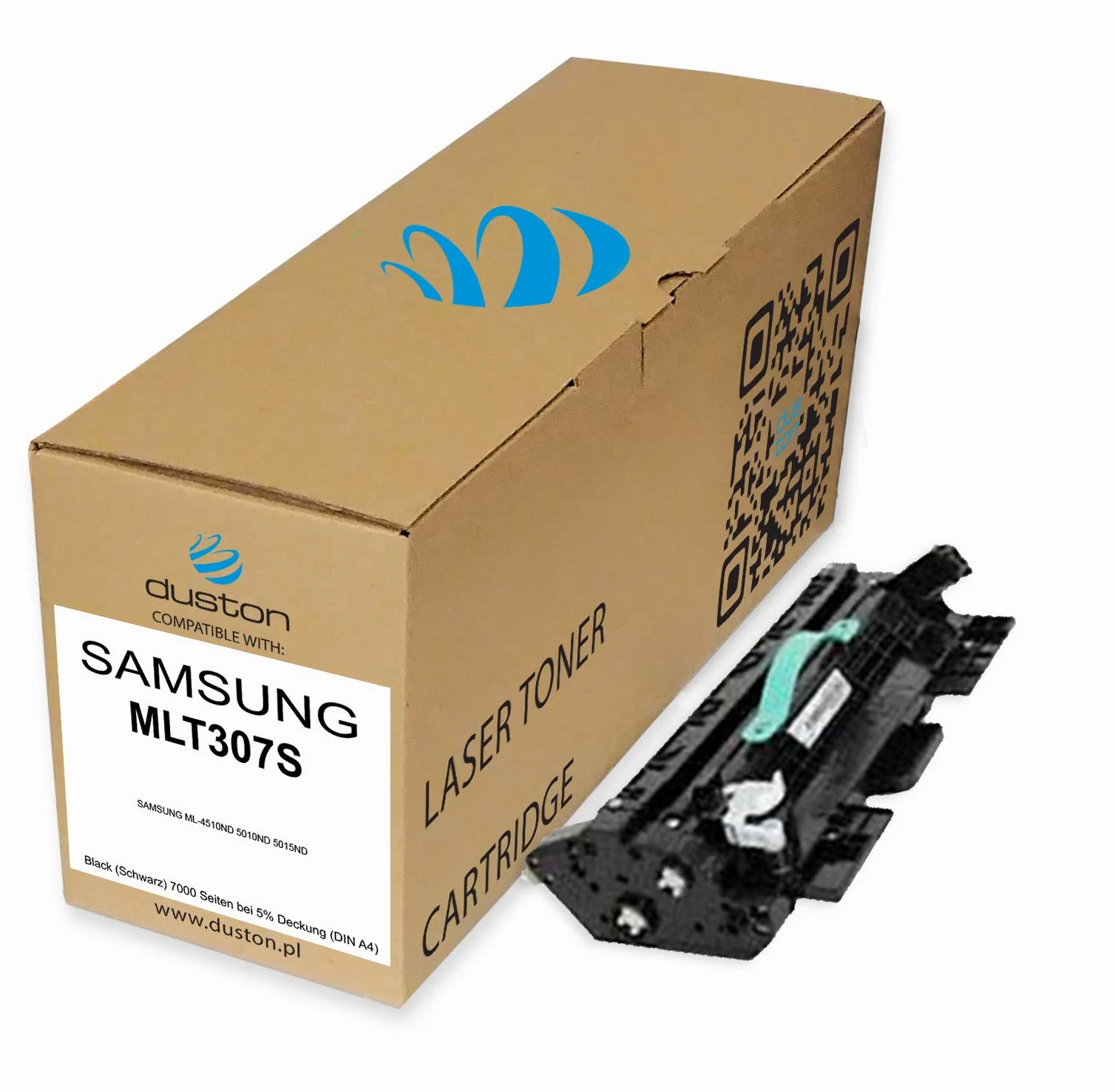 duston MLT307S, MLT-D307S Toner nero rigenerato compatibile con Samsung ML-4510ND 5010ND 5015ND