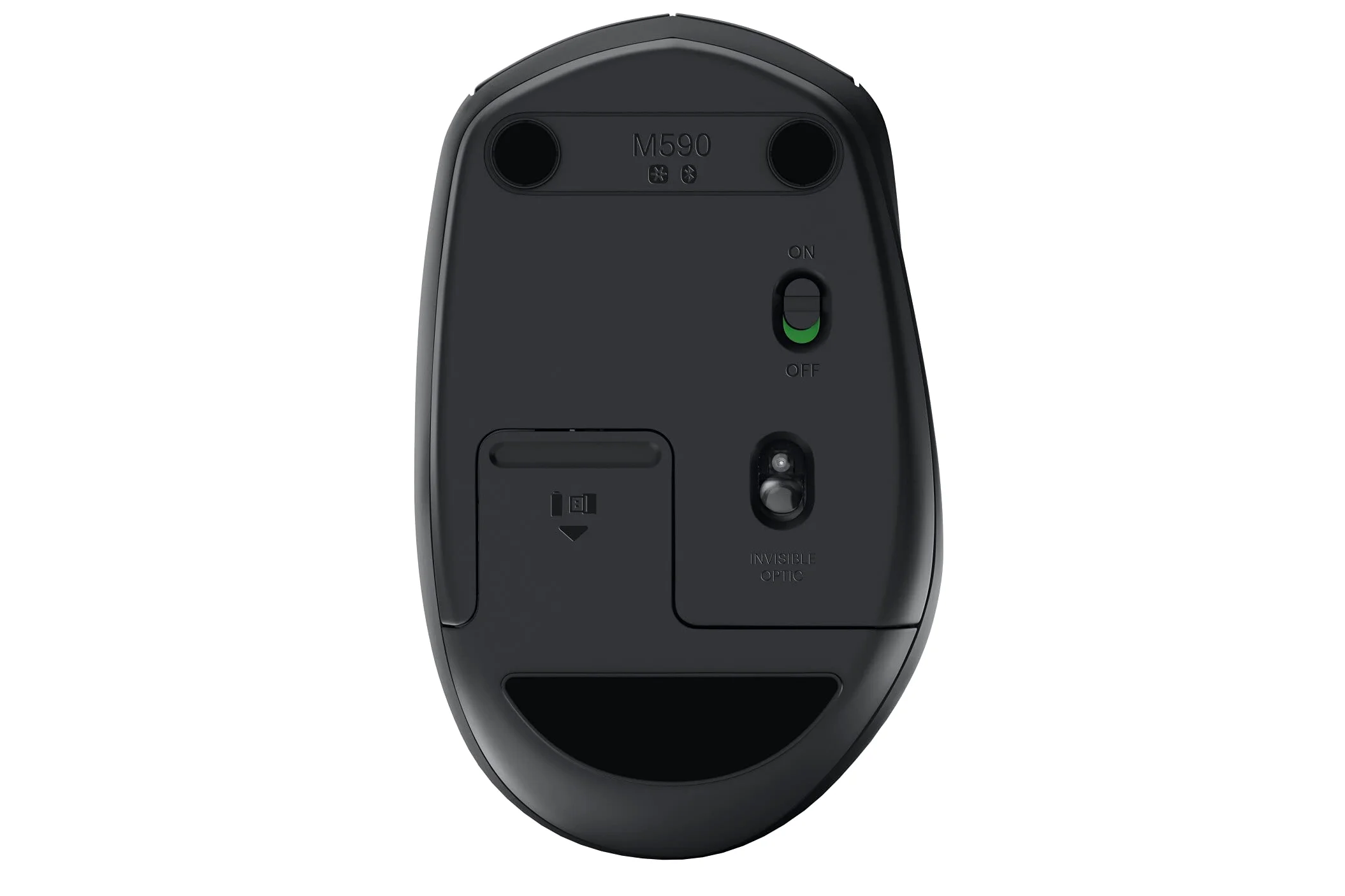 Logitech M590 Multi-Device Silent Mouse Wireless | Bluetooth, Ricevitore Unifying 2,4 GHz, Ottico 1000 DPI, 5 Tasti Personalizzabili, PC/Mac/Laptop - Nero