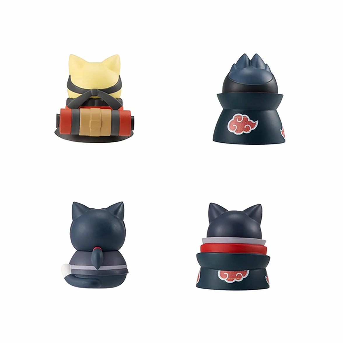 MEGAHOUSE Naruto Shippuden Mega Cat Project Trading Figures Nyaruto! Special Set 3 cm