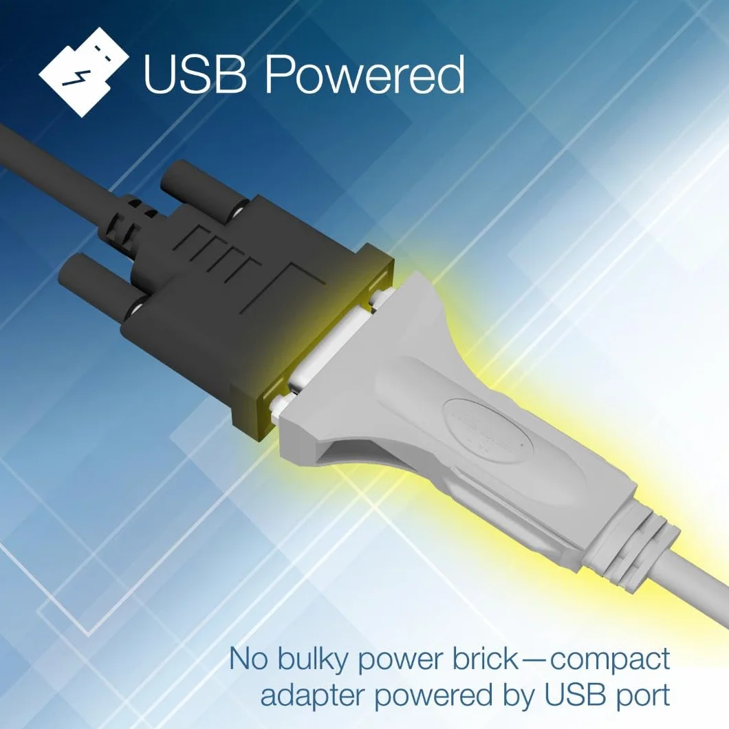 TRENDnet, TU-S9, Cavo convertitore da USB a seriale a 9 pin, collega un dispositivo seriale RS-232 a una porta USB 2.0, supporta Windows e Mac, USB 1.1, USB 2.0, USB 3.0