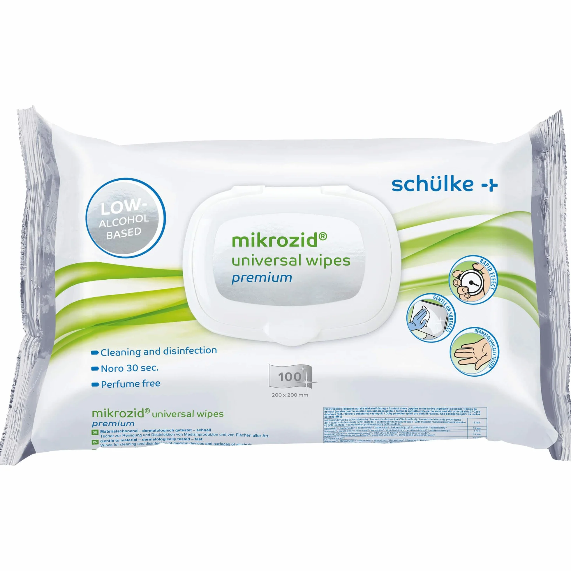 Schülke Mikrozid Universal Wipes Premium – 6 x 100 Stück