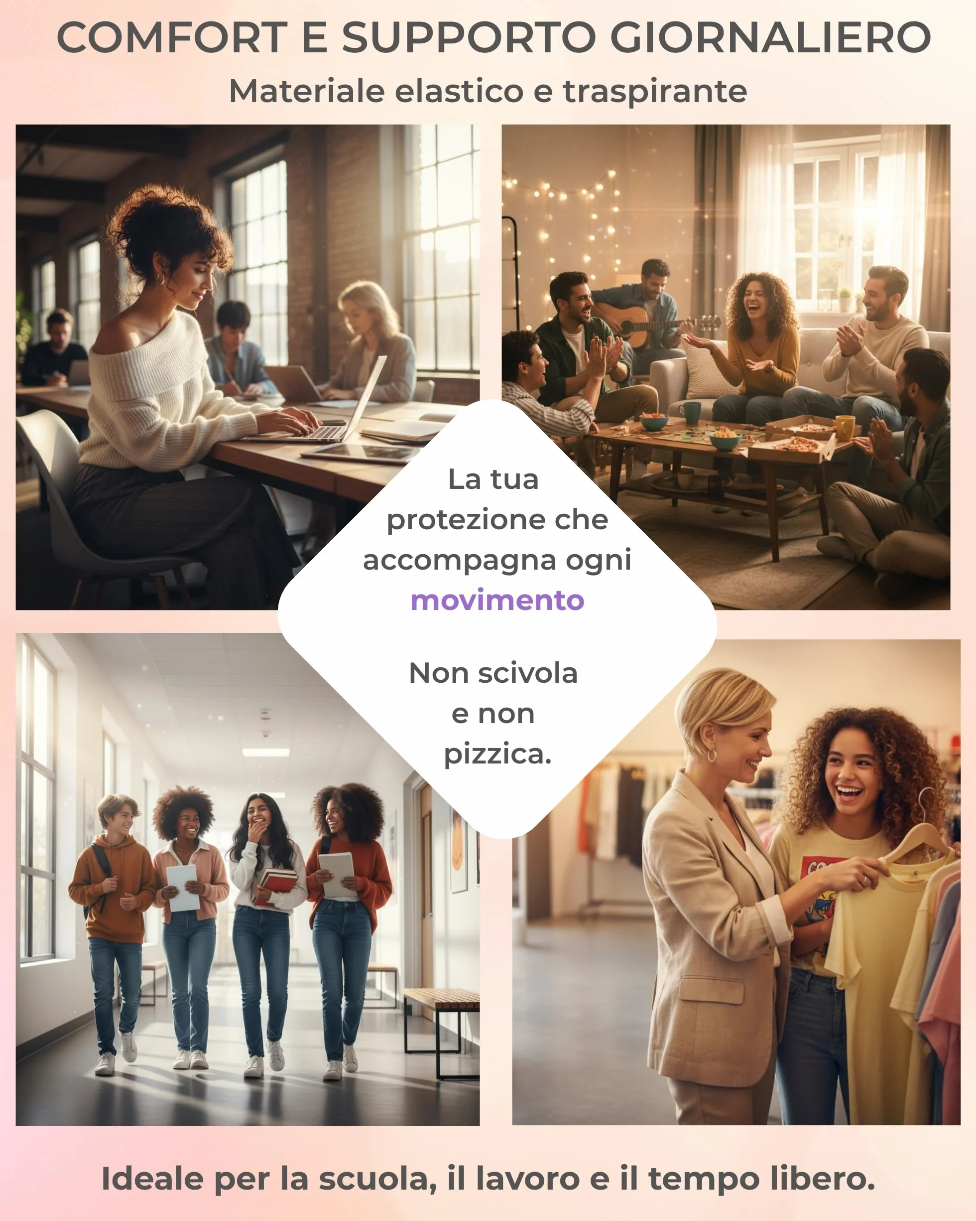 Mutande Mestruali Donna Senza Cuciture Seamless Invisibili Assorbenti Lavabili Riutilizzabili OEKO-TEX Set da 3