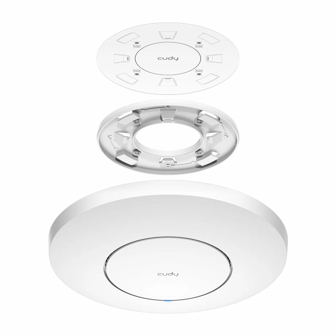Cudy AX3000 2.5G WiFi 6 Wireless Access Point, 2.5Gbps RJ45, Soluzione WiFi Aziendale Con Supporto Mesh, MU-MIMO, Alimentazione PoE o DC (non inclusi nella confezione), AP3000