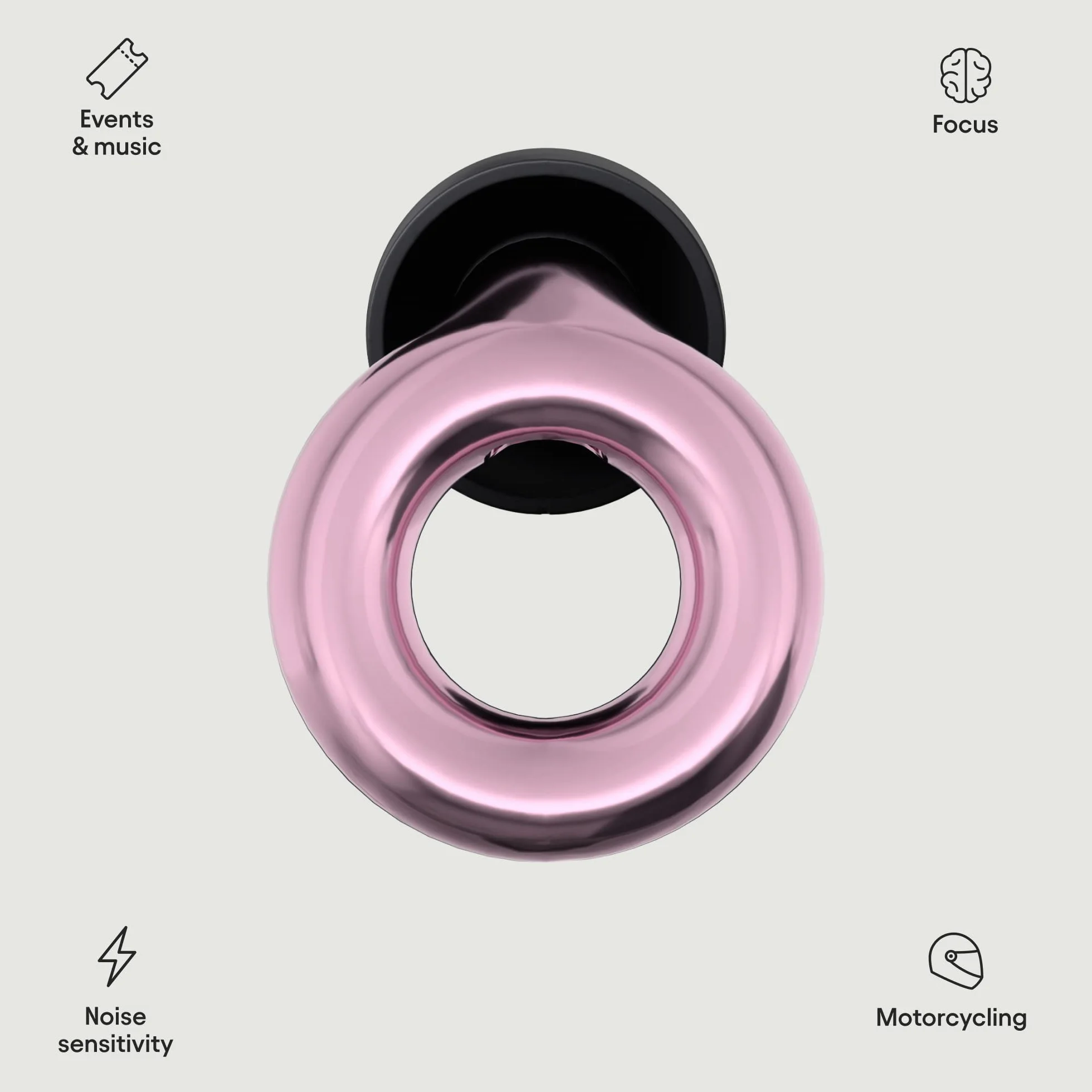 Loop Experience Tappi antirumore per concerti protezione udito riduzione rumore SNR 18dB