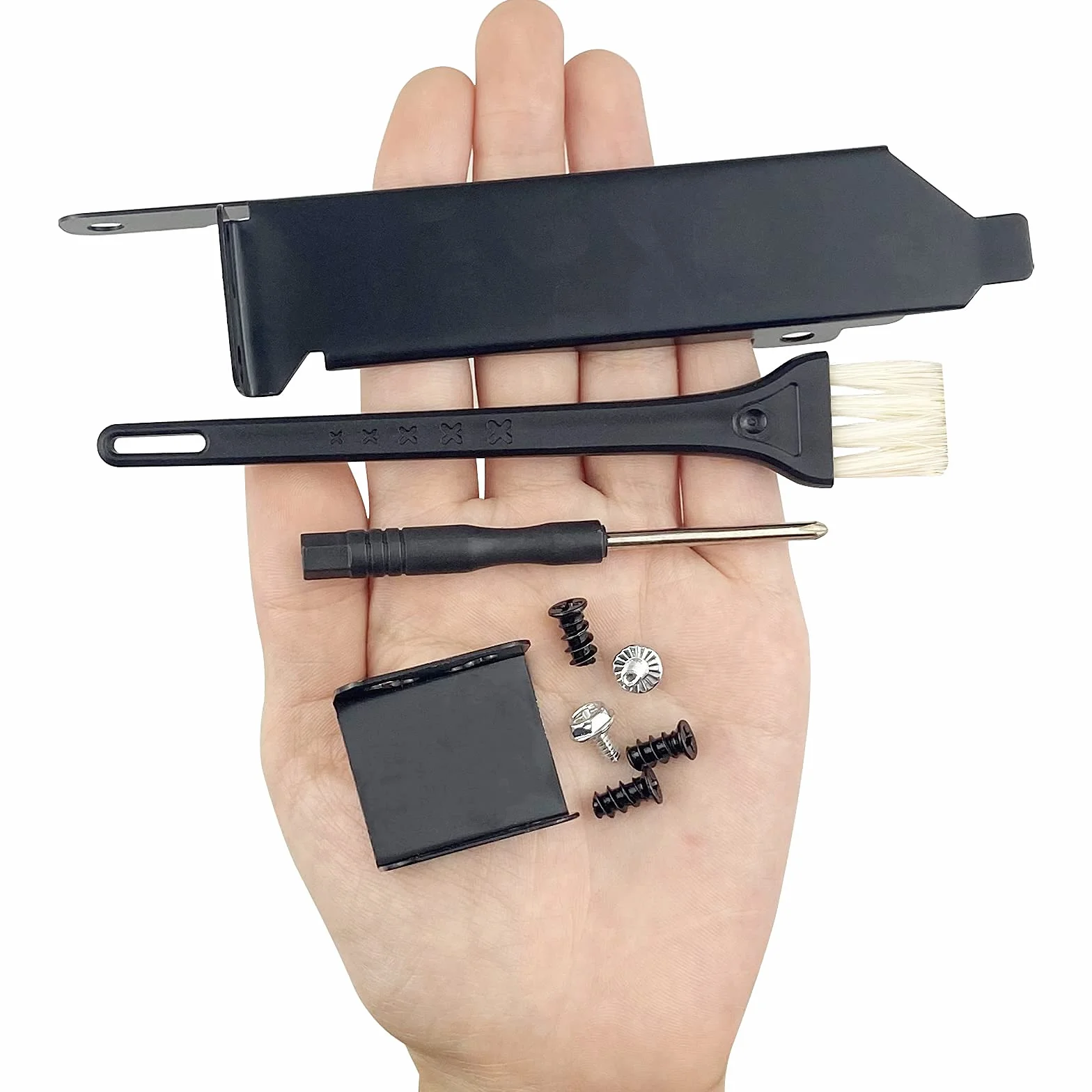 Supporto per ventola PCI, slot per ventole del computer da 9 e 12 cm, supporto con spazzola e Cacciavite, per Scheda Video e Scheda Grafica, 22 pezzi