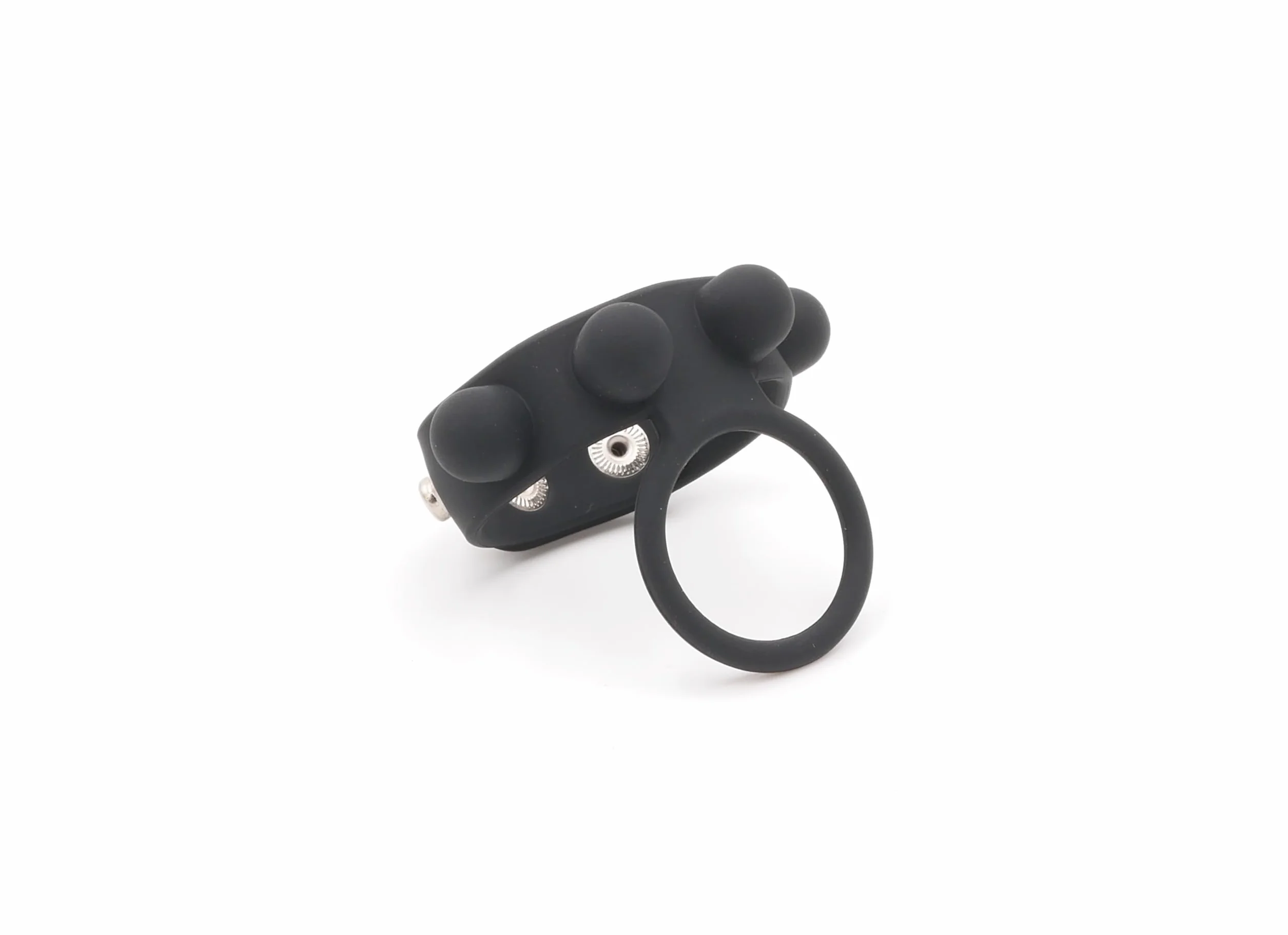 BONDAGERIE® Anello per corpo uomo ritardante in silicone medico con sfere stimolanti
