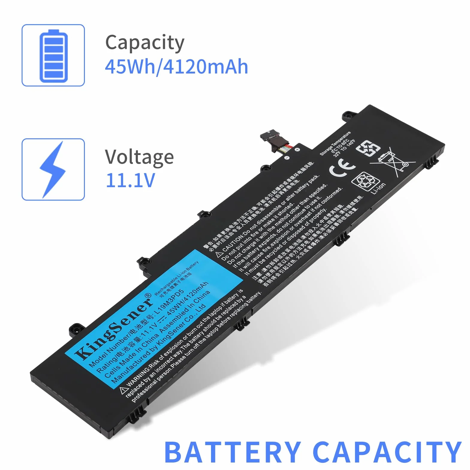 L19M3PD5 L19D3PD5 L19C3PD5 L19L3PD5 Batteria per Lenovo ThinkPad E14 E15 Gen 2/ Gen 3 SB10X02608 5B10X02603 SB10X02605 5B10X02594 5B10X02600 5B10X02606 11.1V 4120mAh/45WH