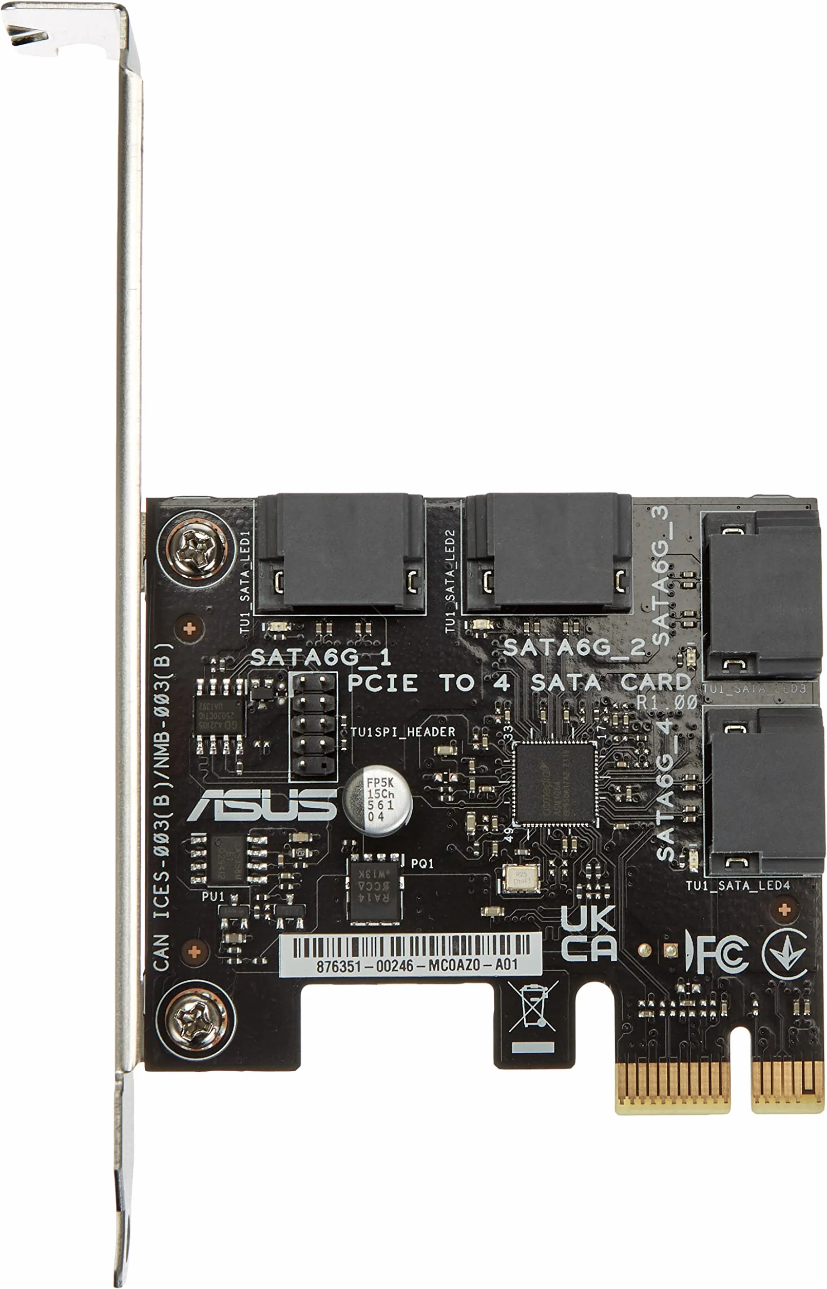 ASUS TARJETA PCIE A 4 SATA-SI 90MC0AZ0-M0ECY0