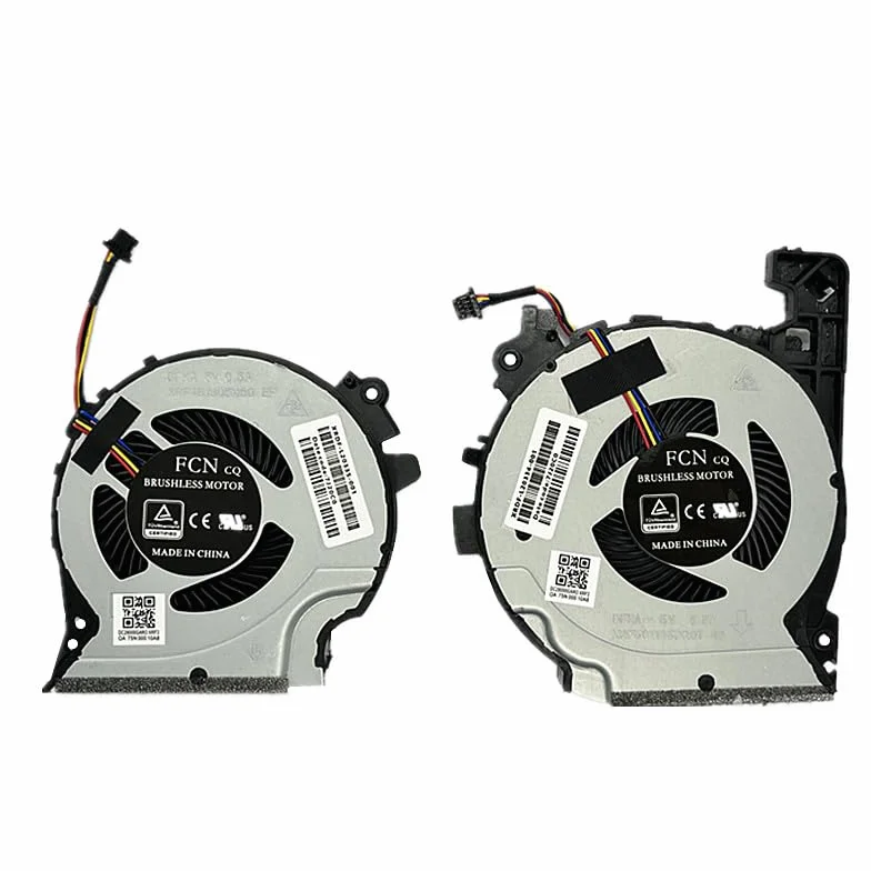 Radiatori di Raffreddamento con Ventola CPU GPU per HP Pavilion 15-CX, CX0049NR, CX0071, CX0061, L20334, L20335 Raffreddamento Senza spazzole Facili da Riparare(Pair Fan)