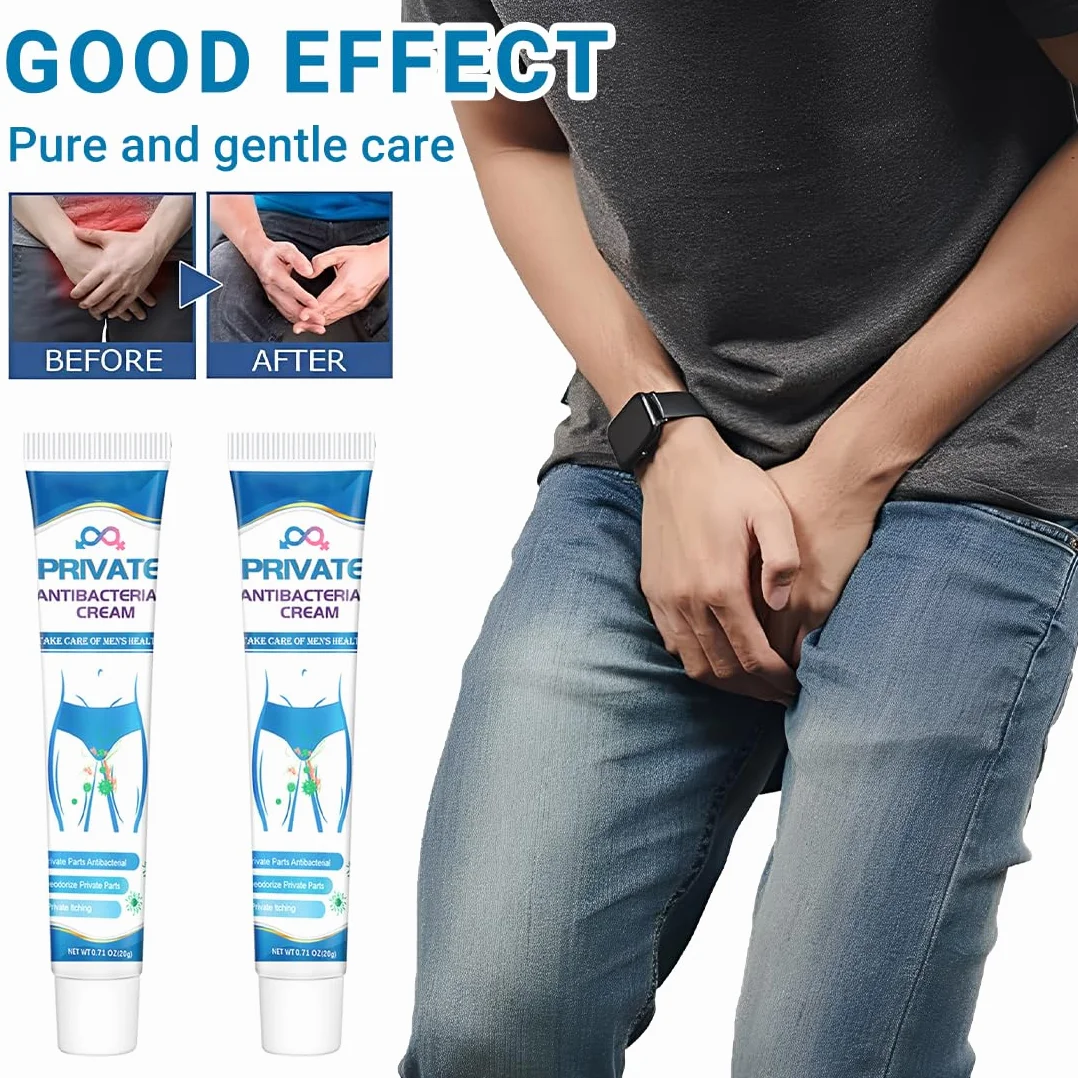 Crema Antibatterica Antiprurito Parti Intime Uomo 2 Pezzi