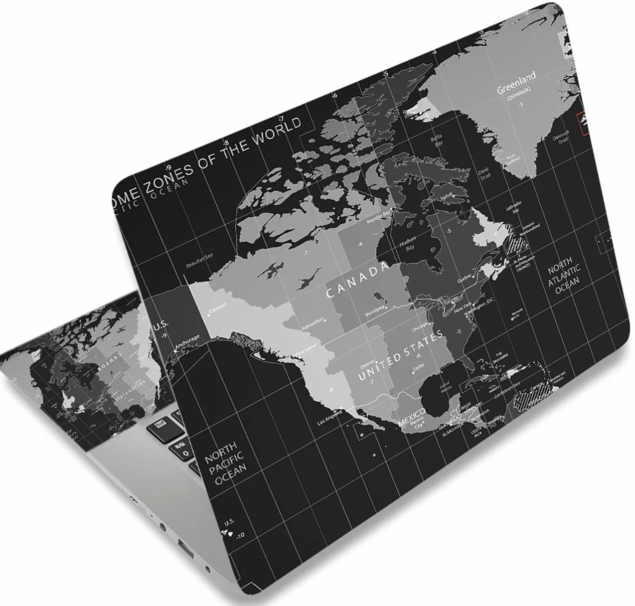 icolor Adesivo per laptop in vinile, pellicola protettiva autoadesiva per notebook da 13" 13,3" 14" 15" 15,4" 15,6 pollici, pellicole protettive per laptop, adesivi decorativi autoadesivi, protezione