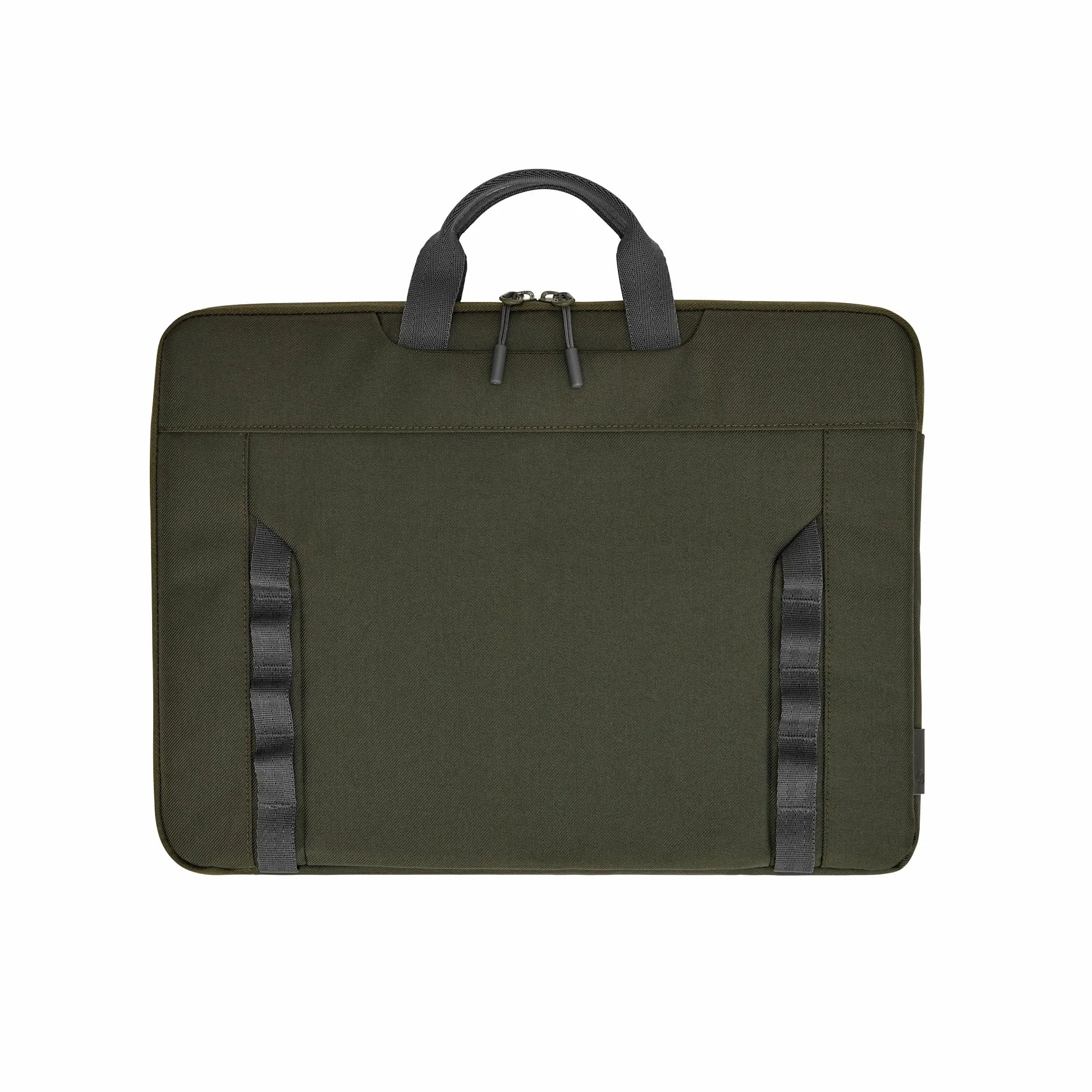 HP Custodia Modulare per Notebook fino a 15.6", 3 Modalità d'Uso, Tasche Interne e Esterne, Resistente all'Acqua, Tracolla Removibile, Design Sottile, Creata con Materiale Riciclato,Grigia/Verde
