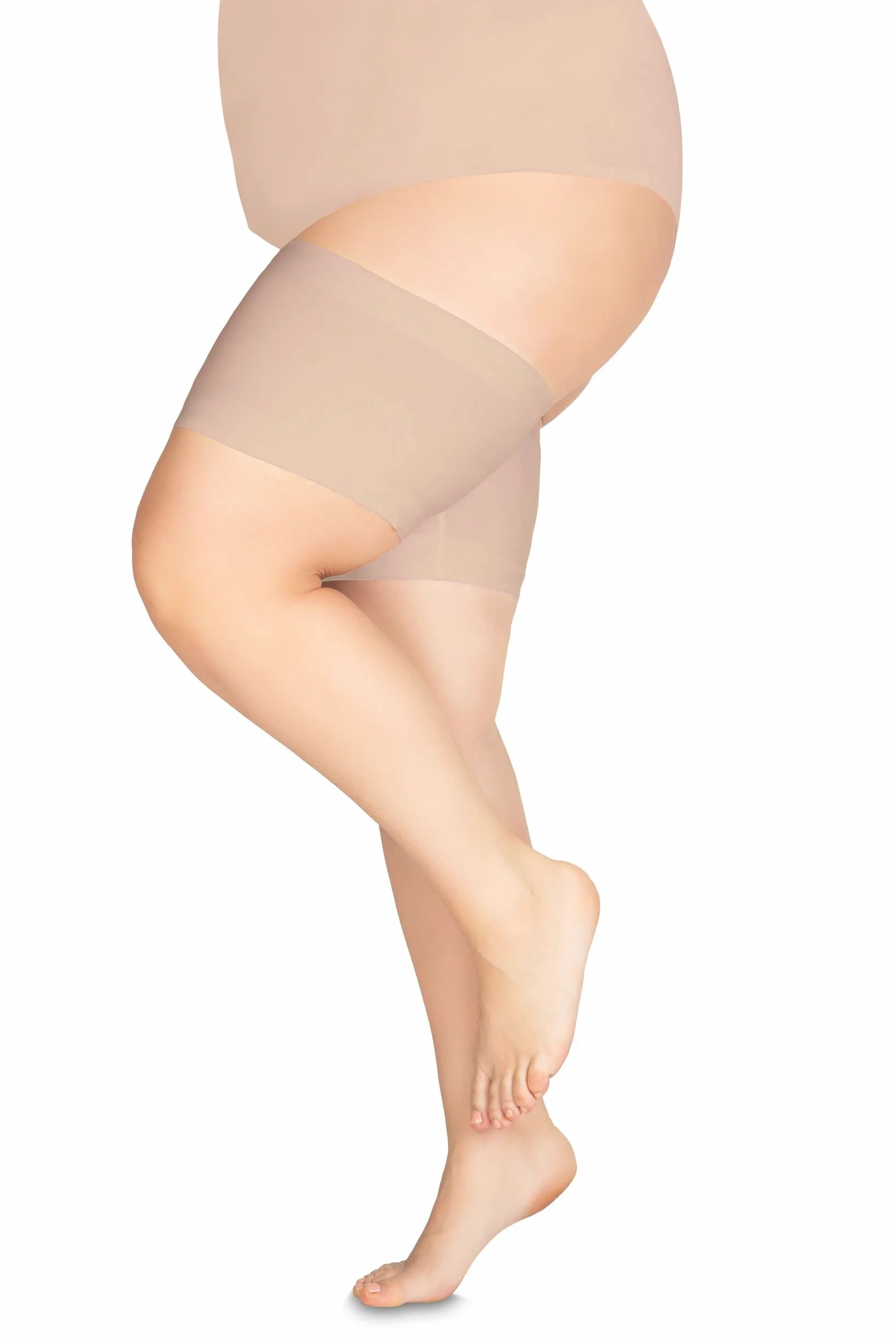 Fasce elastiche anti-sfregamento per cosce in silicone antiscivolo raso pizzo