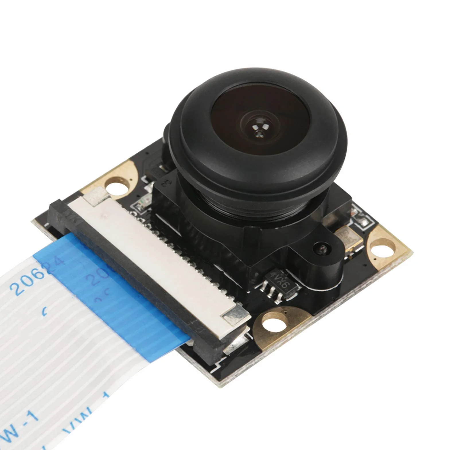 Tyenaza Modulo Fotocamera, Scheda Fotocamera, Modulo Fotocamera 5 Milioni di Pixel Visione Notturna 130 ° Angolo di Visione Della Fotocamera Modulo Board per Raspberry pi B 3/2
