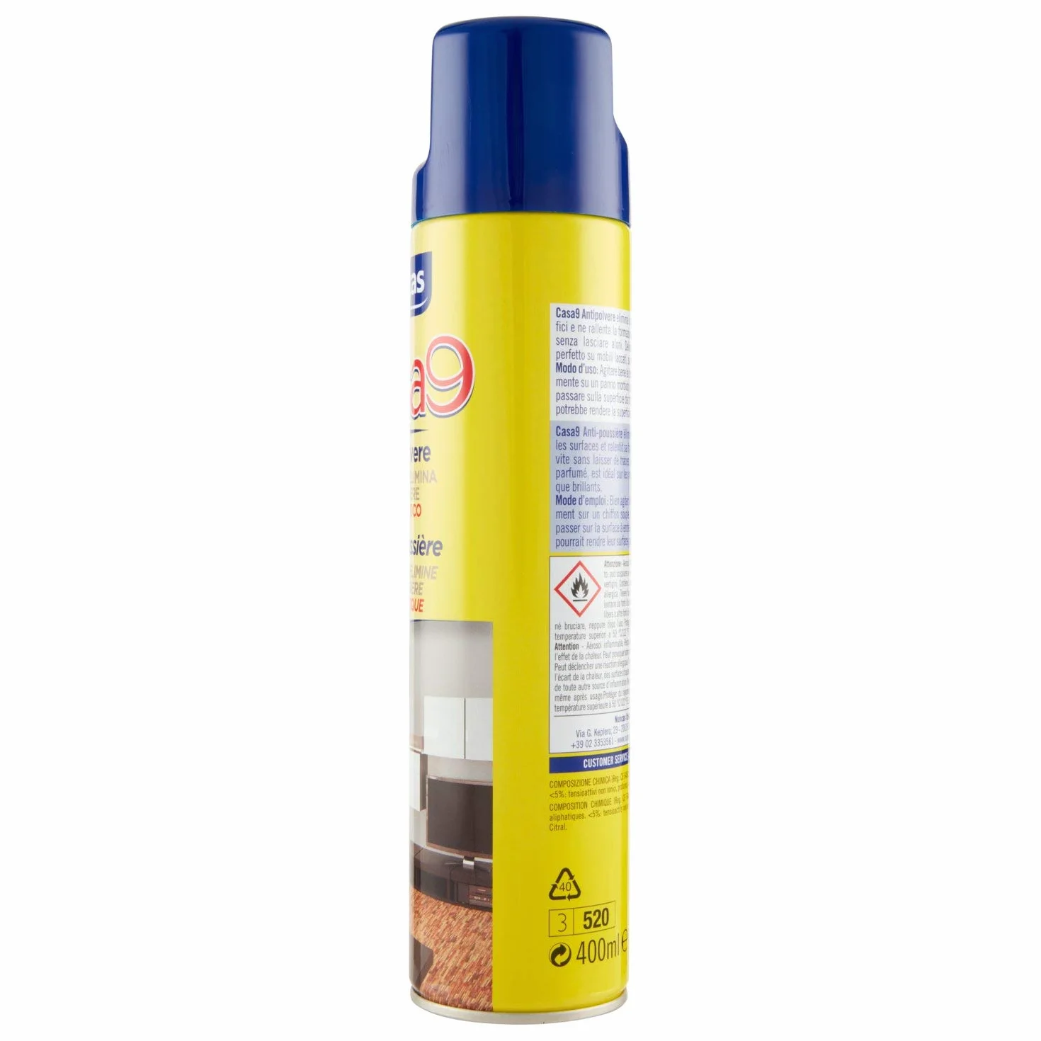 Nuncas Casa9 Antipolvere 400ml