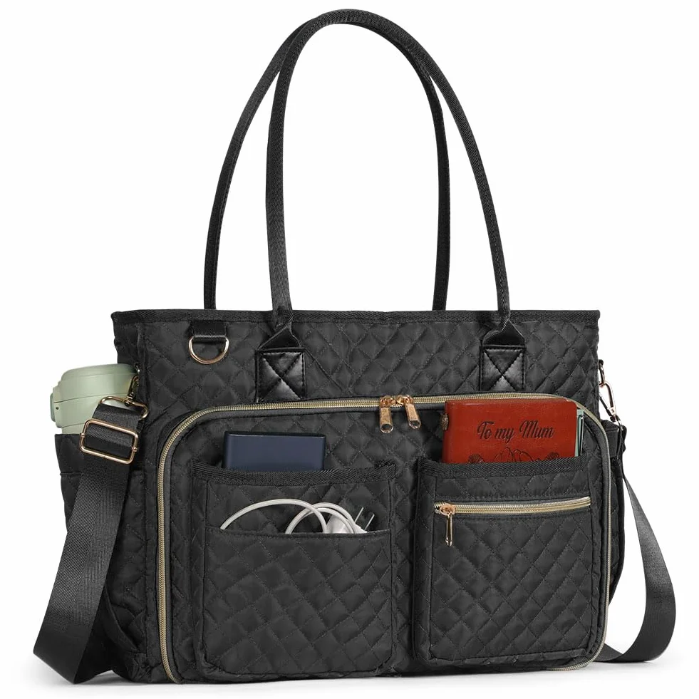 Borsa Porta Pc, Cartella Leggera Espandibile Impermeabile, Borsa Insegnante