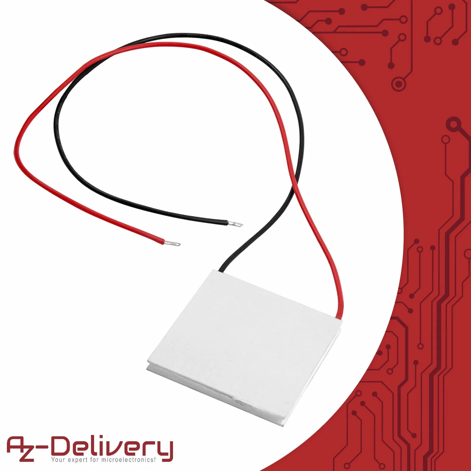 AZDelivery 5 x TEC1-12706 Modulo Termoelettrico di raffreddamento Peltier 12V 6A TEC e-Book incluso!