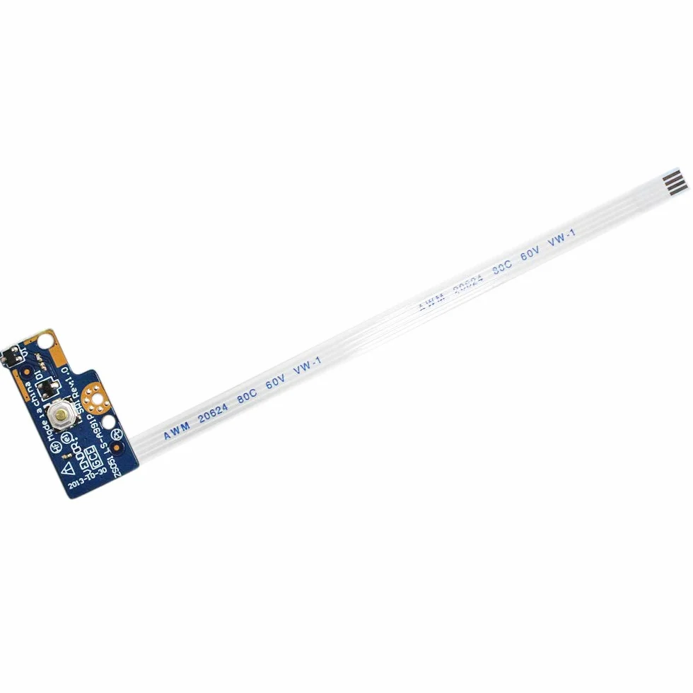 ZAHARA Scheda con Tasto Accensione Power Button Cavo Flat per HP 15G /15R /15H /15S /250 G3 /255 G3 /256 G3 LSA991P