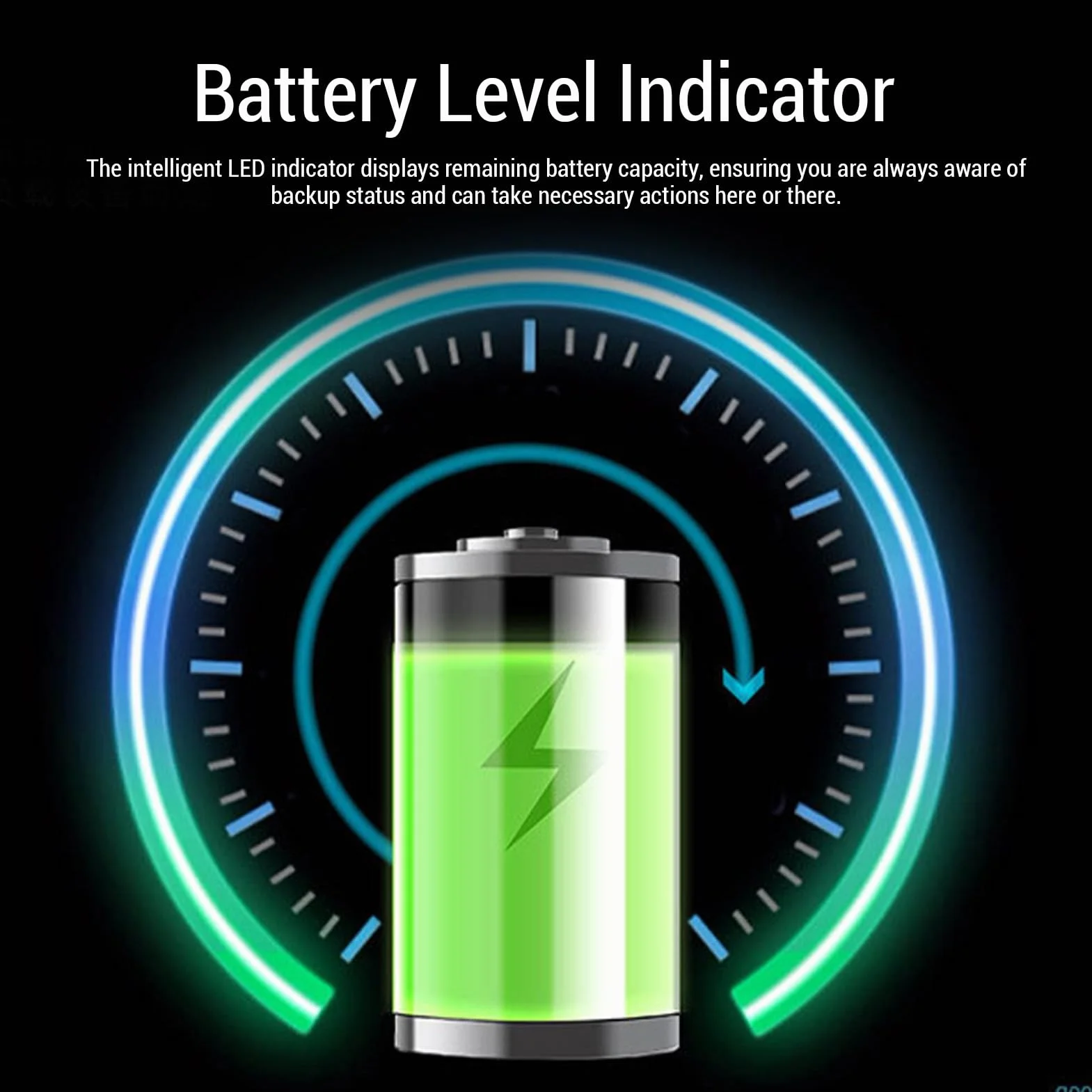 UPS Batteria Backup 6000Mah Alimentazione Ininterrotta con Indicatore LED Intelligente 5V 9V 12V Uscita più Protezioni Emergenza Potenza di Emergenza (Spina europea)