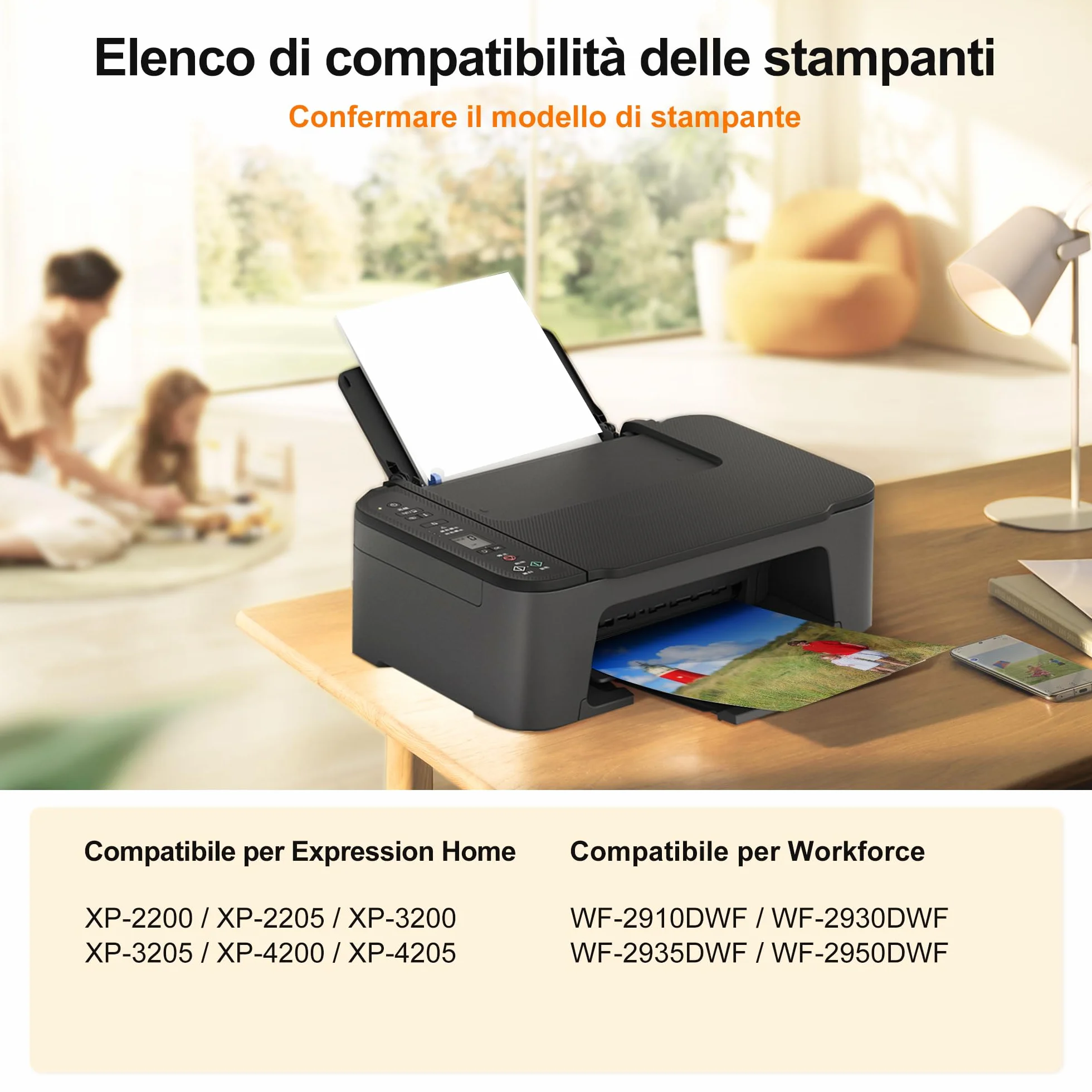 Sqwekd Cartucce d'inchiostro Compatibili per 604XL per Epson Expression Home XP-2200 XP-2205 XP-3200 XP-3205 XP-4200 XP-4205 per Workforce WF-2910DWF WF-2930DWF WF-2935DWF WF-2950DWF (4 Pack)