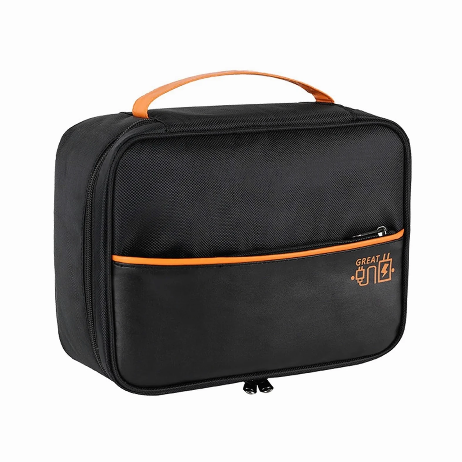 Custodia for accessori elettronici da viaggio for organizer for elettronica da 2 pezzi, custodia for cavi portatile for caricabatterie for tablet con scheda SD for unità flash Per Cavi, Caricabatterie