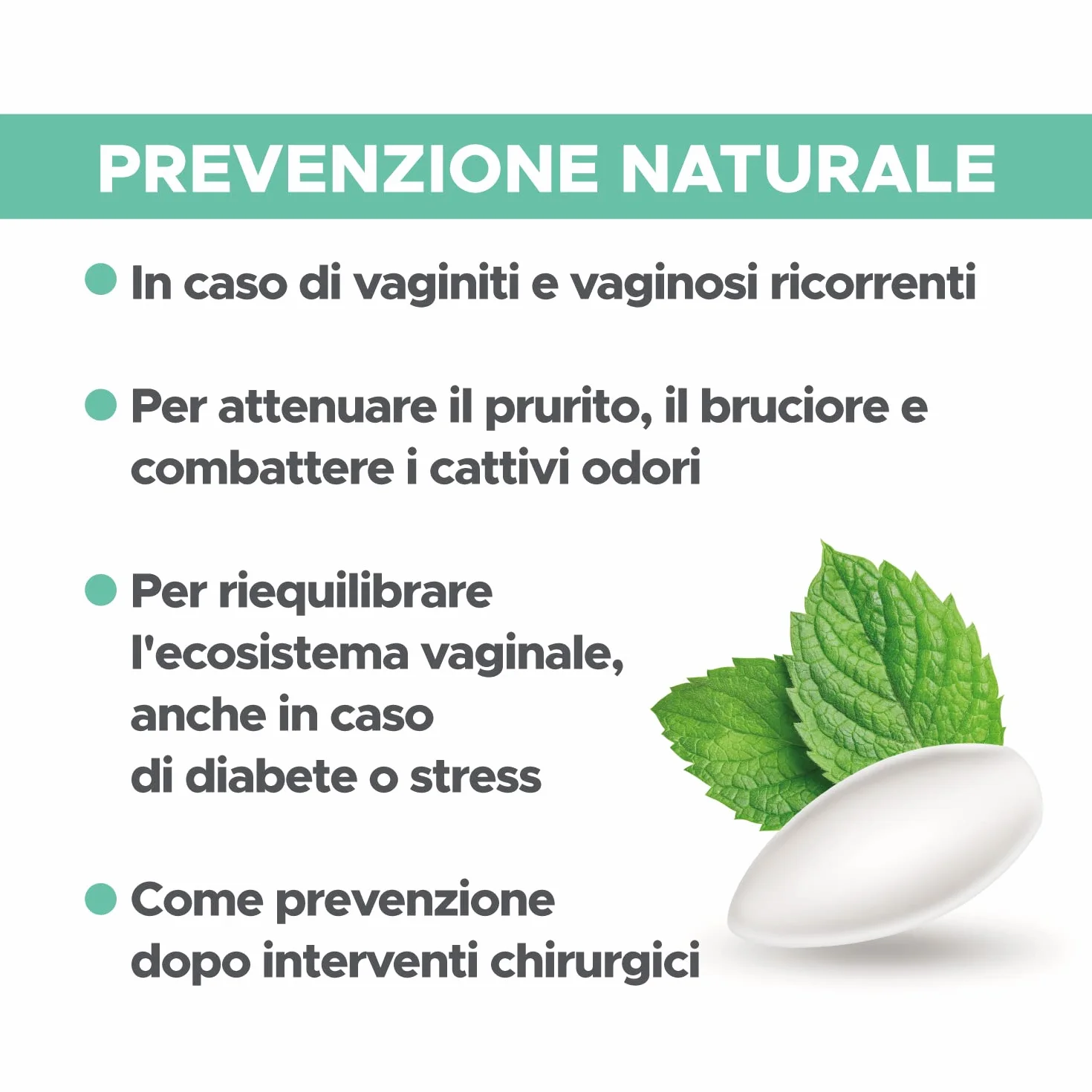 DERMOXEN Ovuli Candida Infezioni Batteriche Vaginosi 7 Pezzi Disinfettanti Naturali Cistite Vaginite