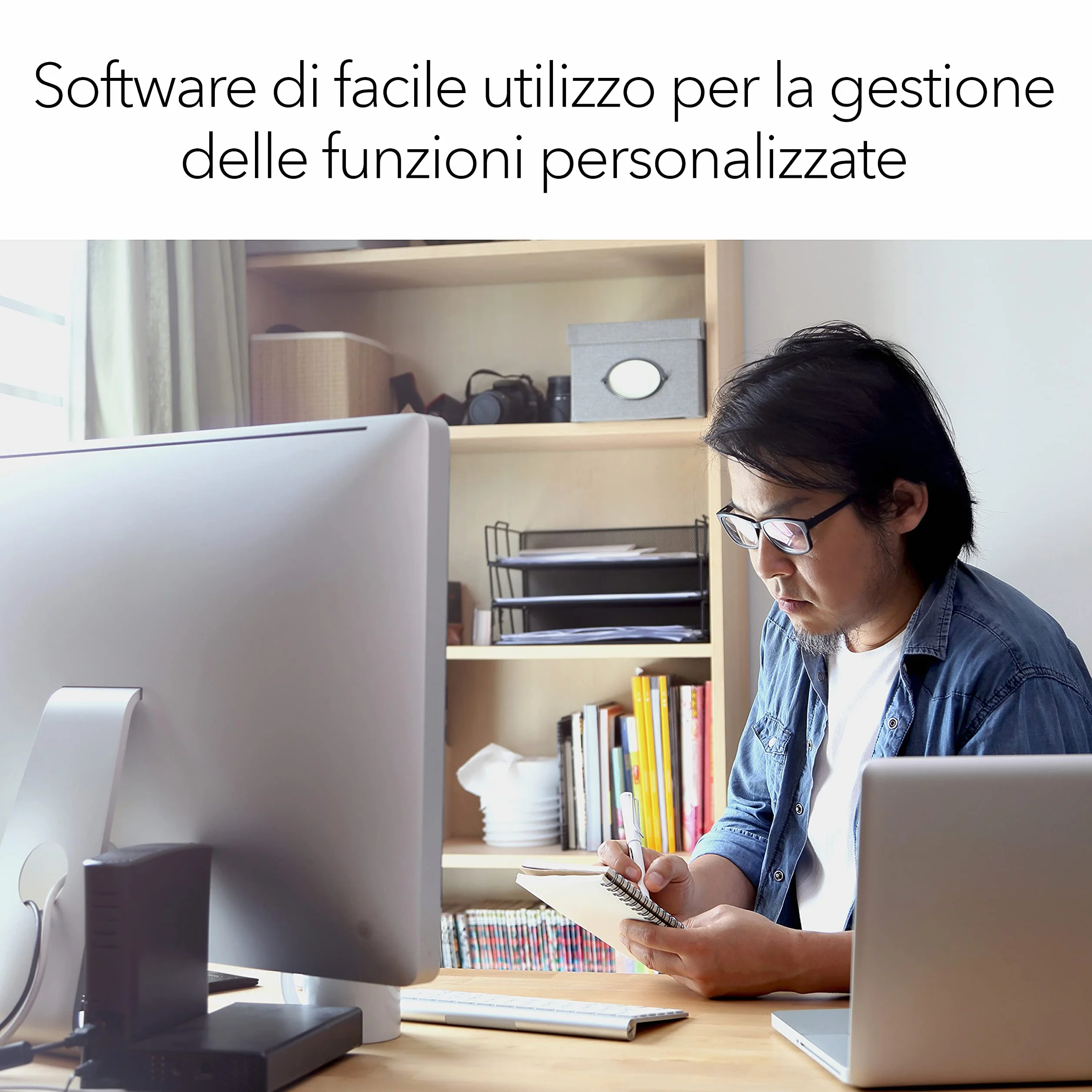 NETGEAR Switch Ethernet Plus 5 Porte GS305E – Supporto VLAN, QoS, Switch Gigabit per Ufficio, Funzionamento Silenzioso, Montaggio Desktop o a Parete