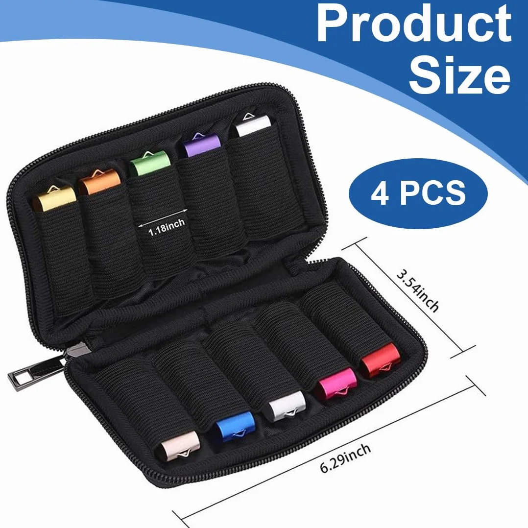 1 pezzo Custodia per Chiavette USB, Borsa Organizer Unità Flash, Borsa Portaoggetti per Chiavetta USB con 10 Scomparti, Chiavetta USB Salvaspazio