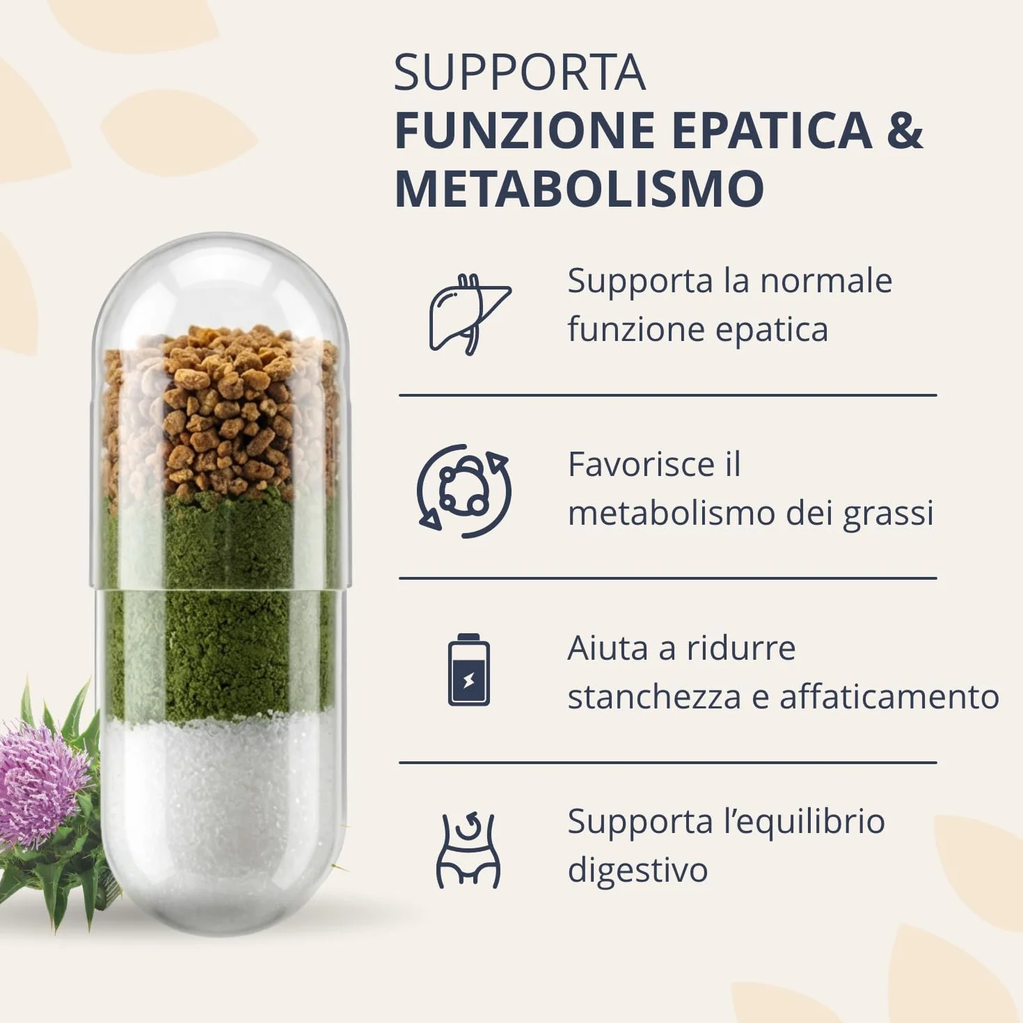 Golden Tree Liver Complex Integratore Fegato Cardo Mariano Tarassaco Carciofo Curcuma Colina Vitamine B6 B12 D3 E Pepe Nero 60 Capsule Vegane