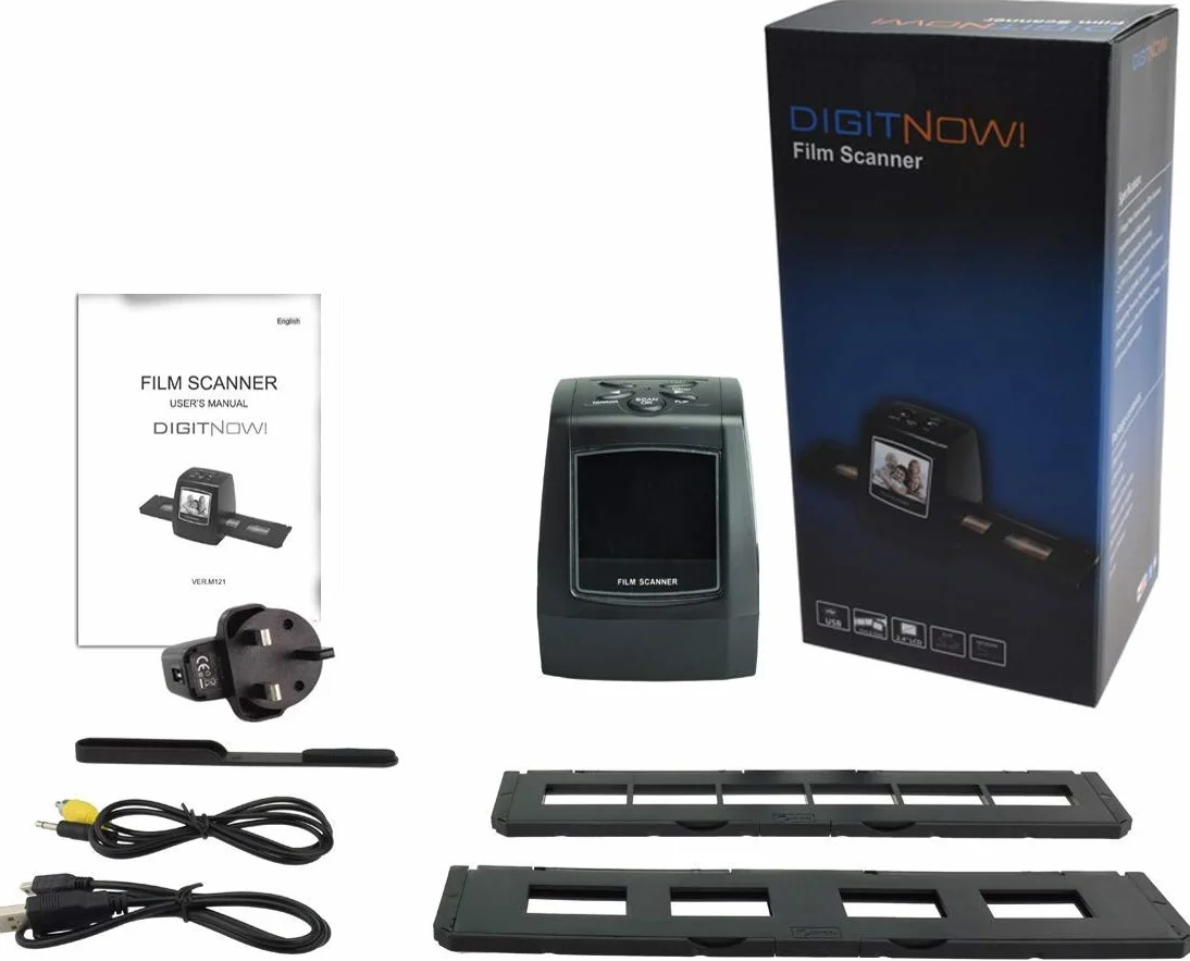 DIGITNOW! 5MP 10MP 2.4" LCD Film Scanner 35mm Diapositive Negativi Convertitore Foto SD