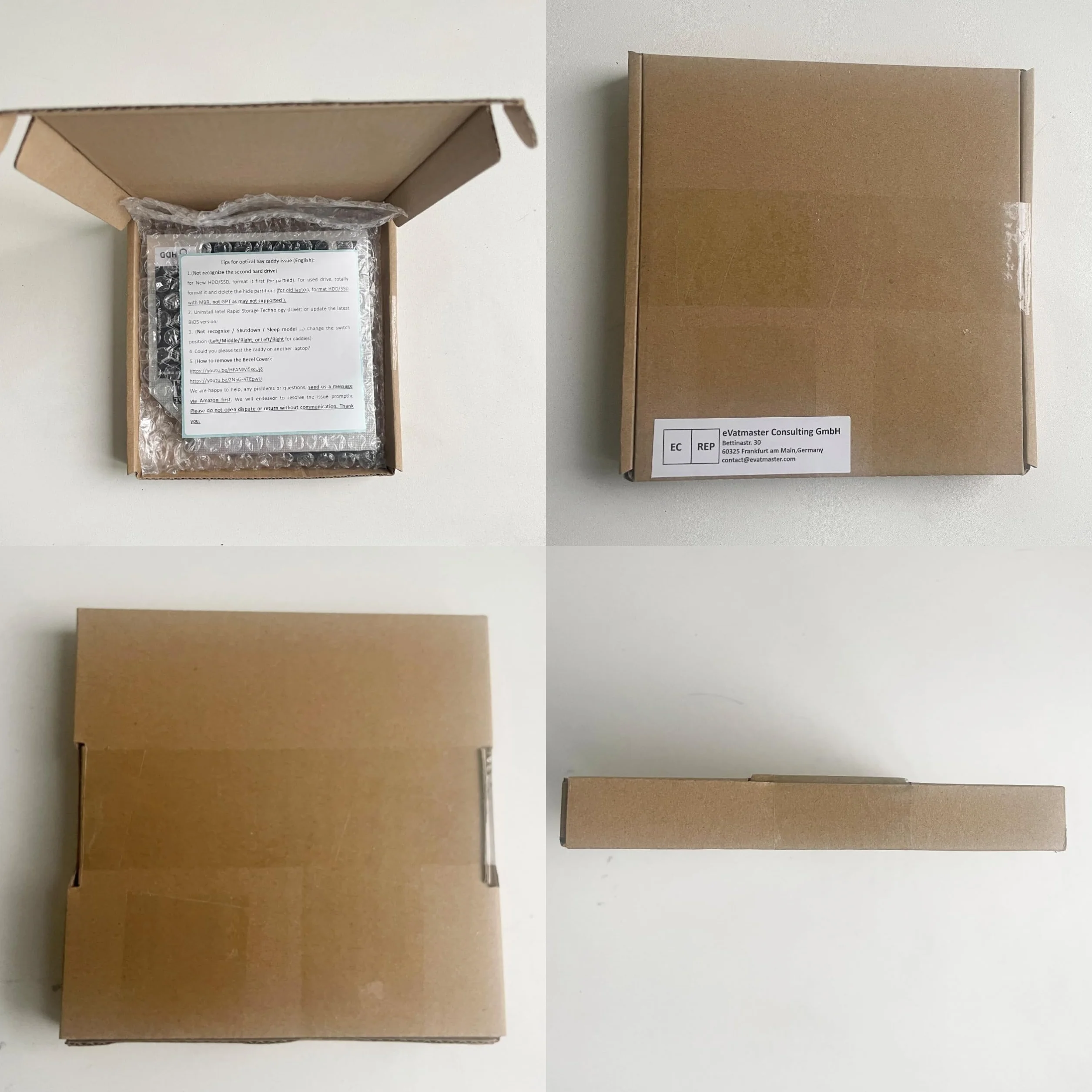 2 nd SATA HDD SSD hard drive DVD CD Rom ottico SuperDrive Caddy adattatore vassoio per Unibody Macbook/MacBook Pro 13 15 17 precoce Mid late 2008 2009 2010 2011 2012
