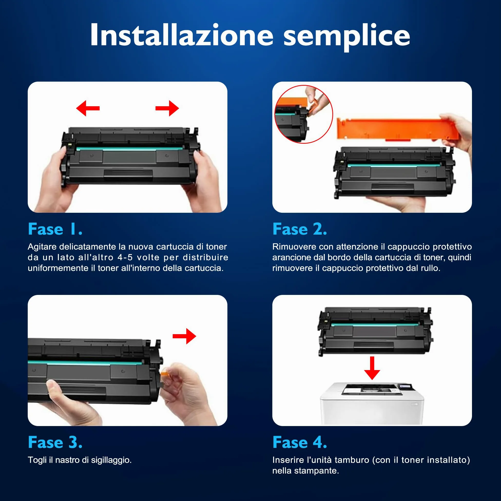 219X Toner Compatibili con HP 219X 219A Toner (Con Chip, 4 Pezzi) | Compatibili con HP Color LaserJet Pro 3202DN 3202DW 3302FDW 3302SDW 3302FDN 3302FDWG 3302SDWG 3302FDNG; Alta Resa di Pagine