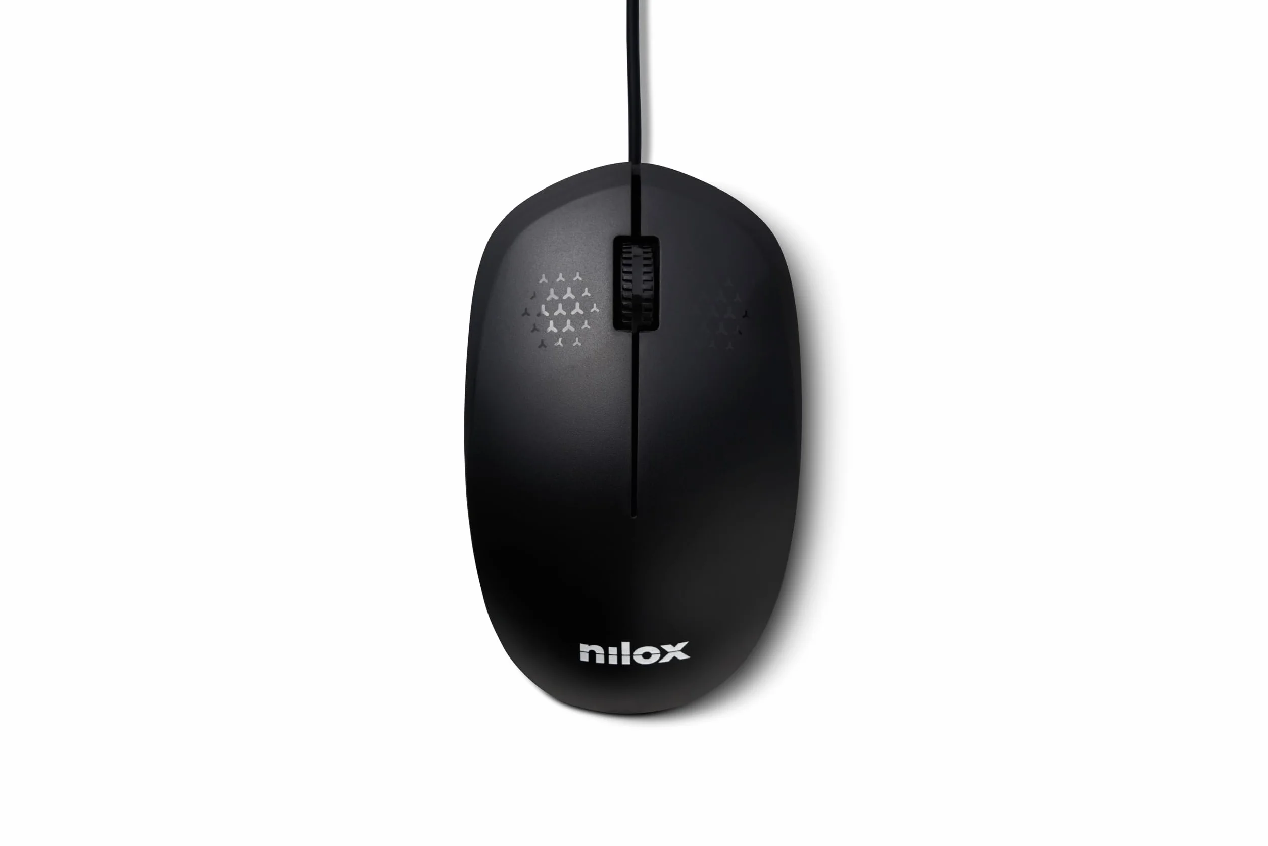 Nilox NXKMIT0012, Kit Tastiera e Mouse USB, Tastiera con Layout Italiano, Mouse con Sensore Ottico da 1200 DPI, Compatibile con Windows, Linux, MAC