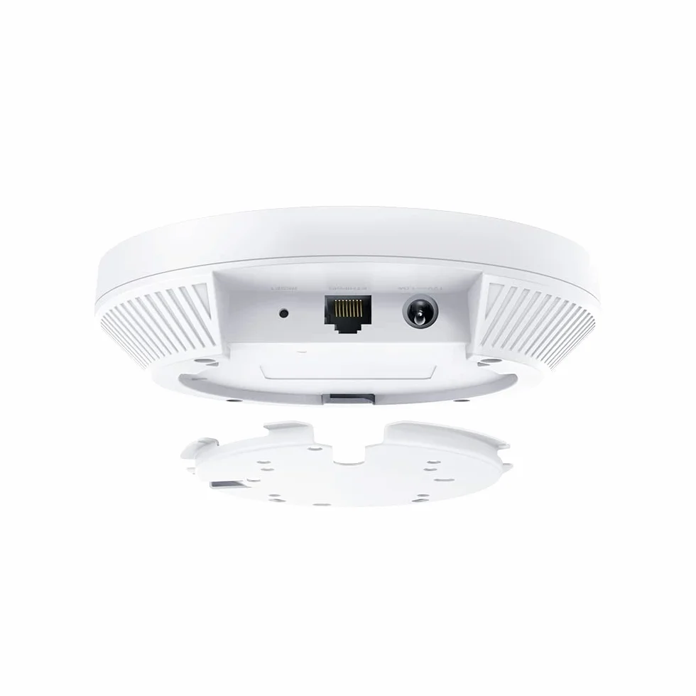 TP-Link EAP650 Access Point Wireless Wi-Fi 802.11ax AX3000 Dual Band, Supporto Poe+ 802.3at, Porte Gigabit, MU-Mimo, WPA3, Connessioni Multi-Dispositivi, Posizionamento Flessibile, Bianco