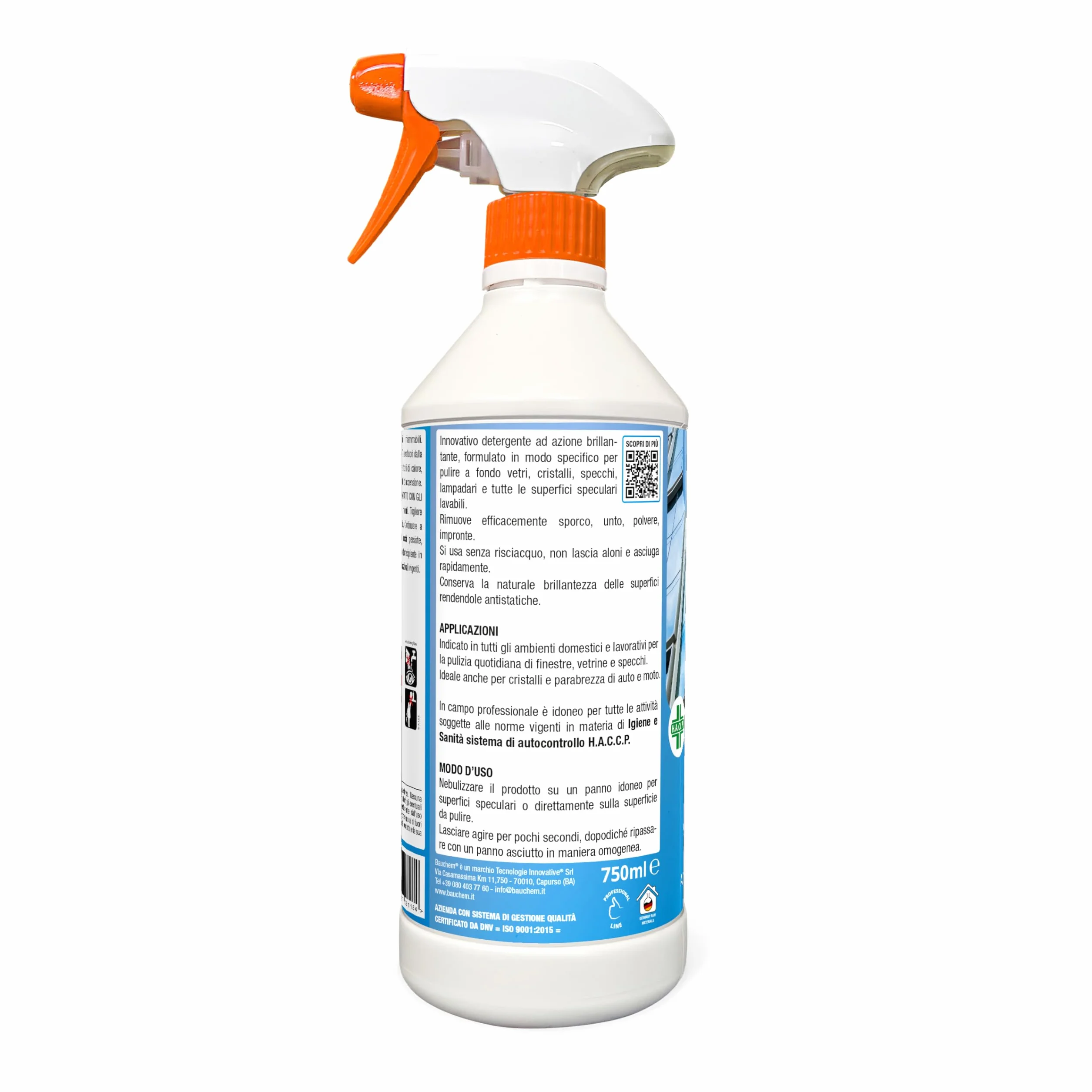 Vetri e Specchi Detergente per Superfici Speculari 750 ml