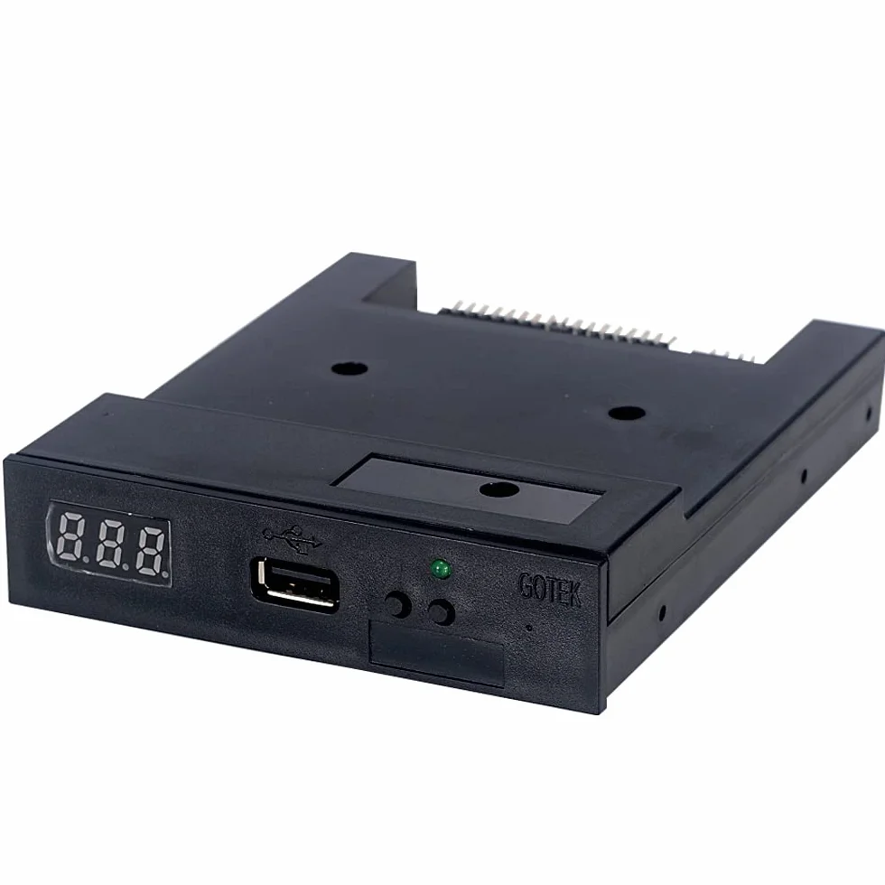 GoTEK SFR1M44-U100 Emulatore floppy drive SSD USB da 3,5 pollici 1,44 MB nero